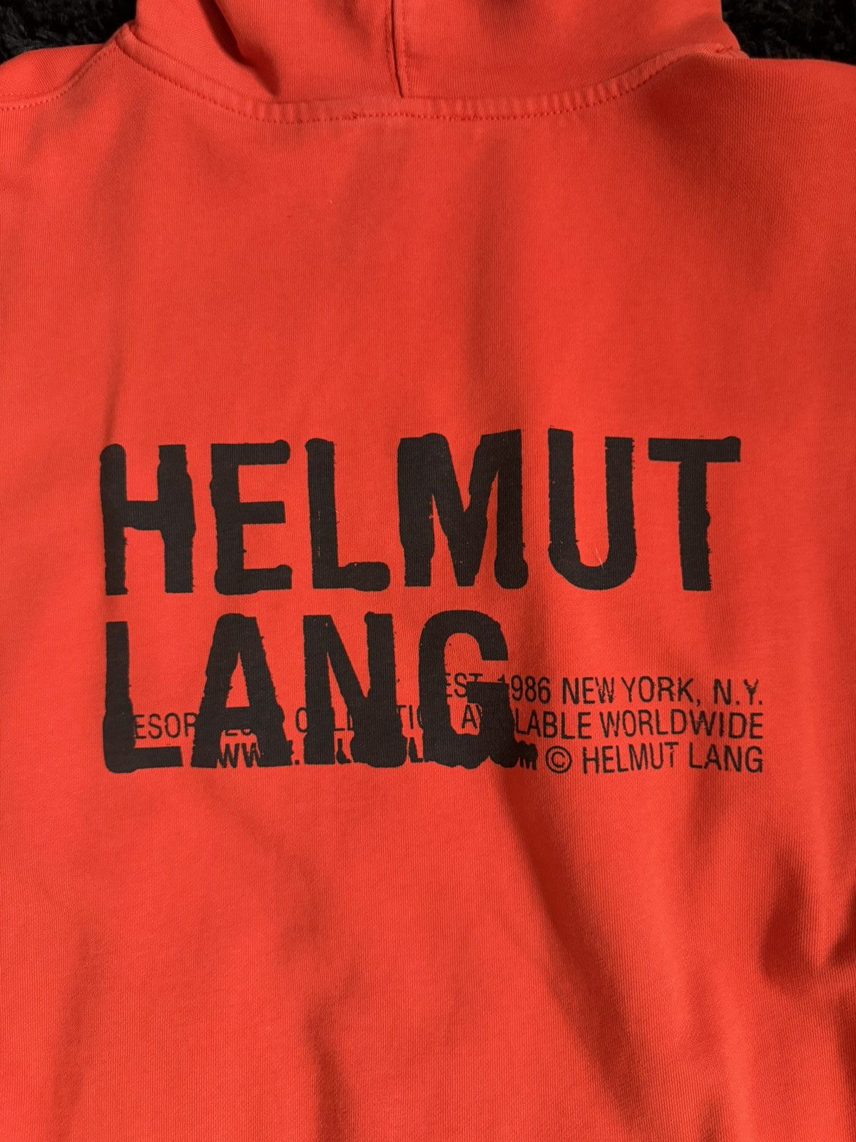 Helmut Lang Helmut Lang French Terry Stencil Hoodie Size US L / EU 52-54 / 3 - 5 Thumbnail