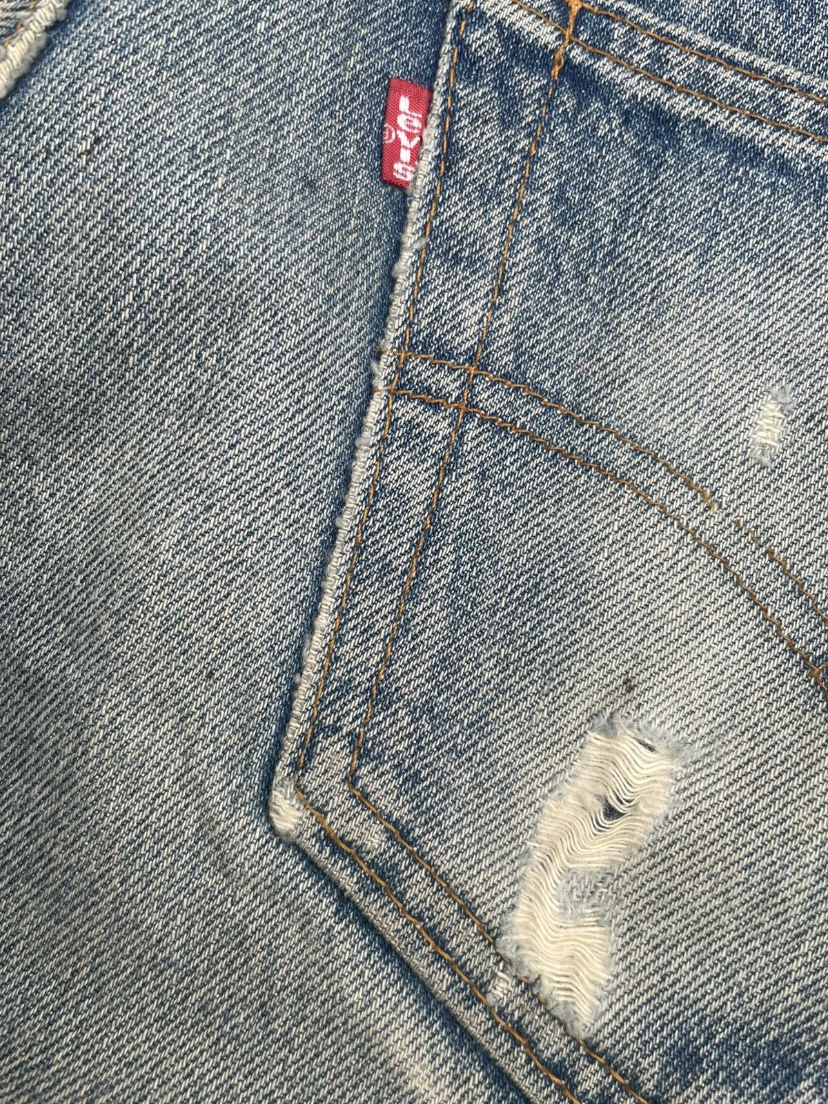 Levi's × Vintage Vintage 1989 Levis 501 XX Distresed Size US 32 / EU 48 - 19 Thumbnail