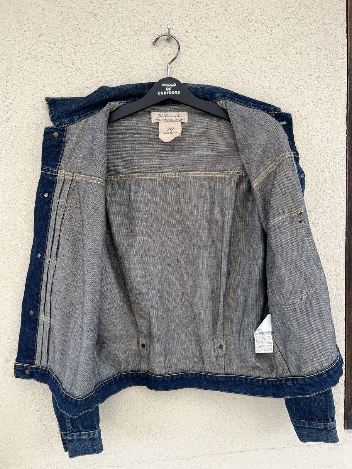 Remi Relief Remi Relief Japan Distress Denim Type 1 Jacket 40s Style Size US M / EU 48-50 / 2 - 15 Thumbnail