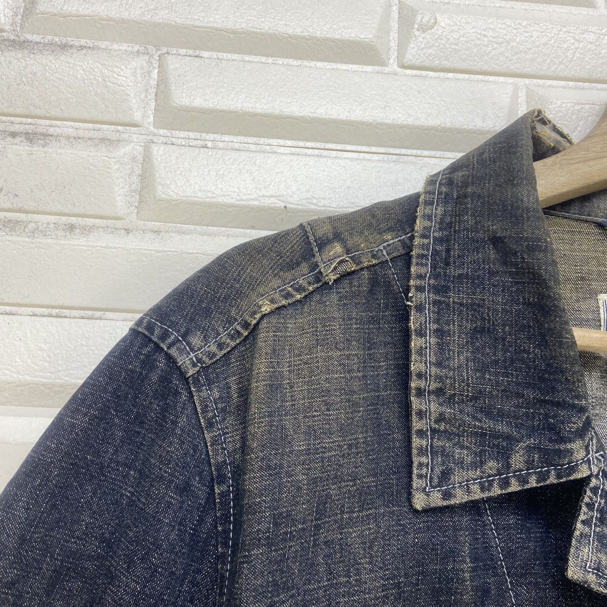 Japanese Brand Japanese Brand Dog House Union Made Distressed Denim Jacket Size US S / EU 44-46 / 1 - 8 Thumbnail