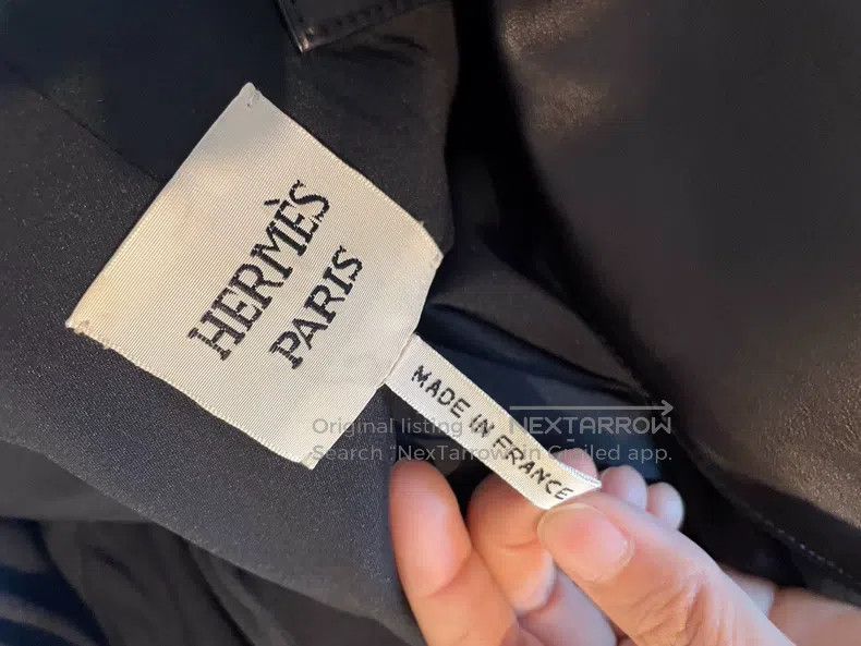 Hermes Hermes Chinese collar slanted leather coat Size XS / US 0-2 / IT 36-38 - 6 Thumbnail