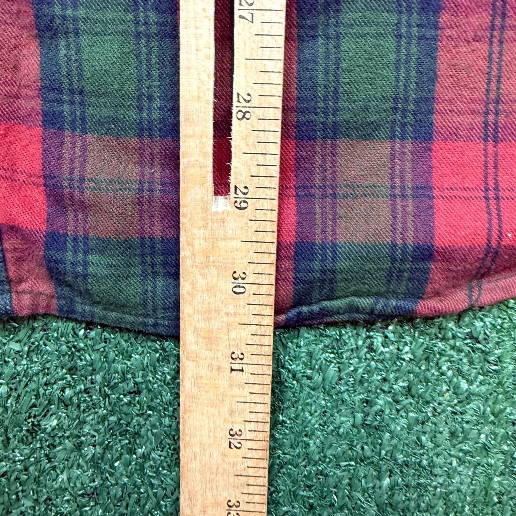 Vintage VINTAGE L.L. Bean Button-Up Shirt Mens L Red Green Plaid Long Sleeve Wool Cotton Maine Guide Lumberjack Y2K Size US L / EU 52-54 / 3 - 4 Thumbnail