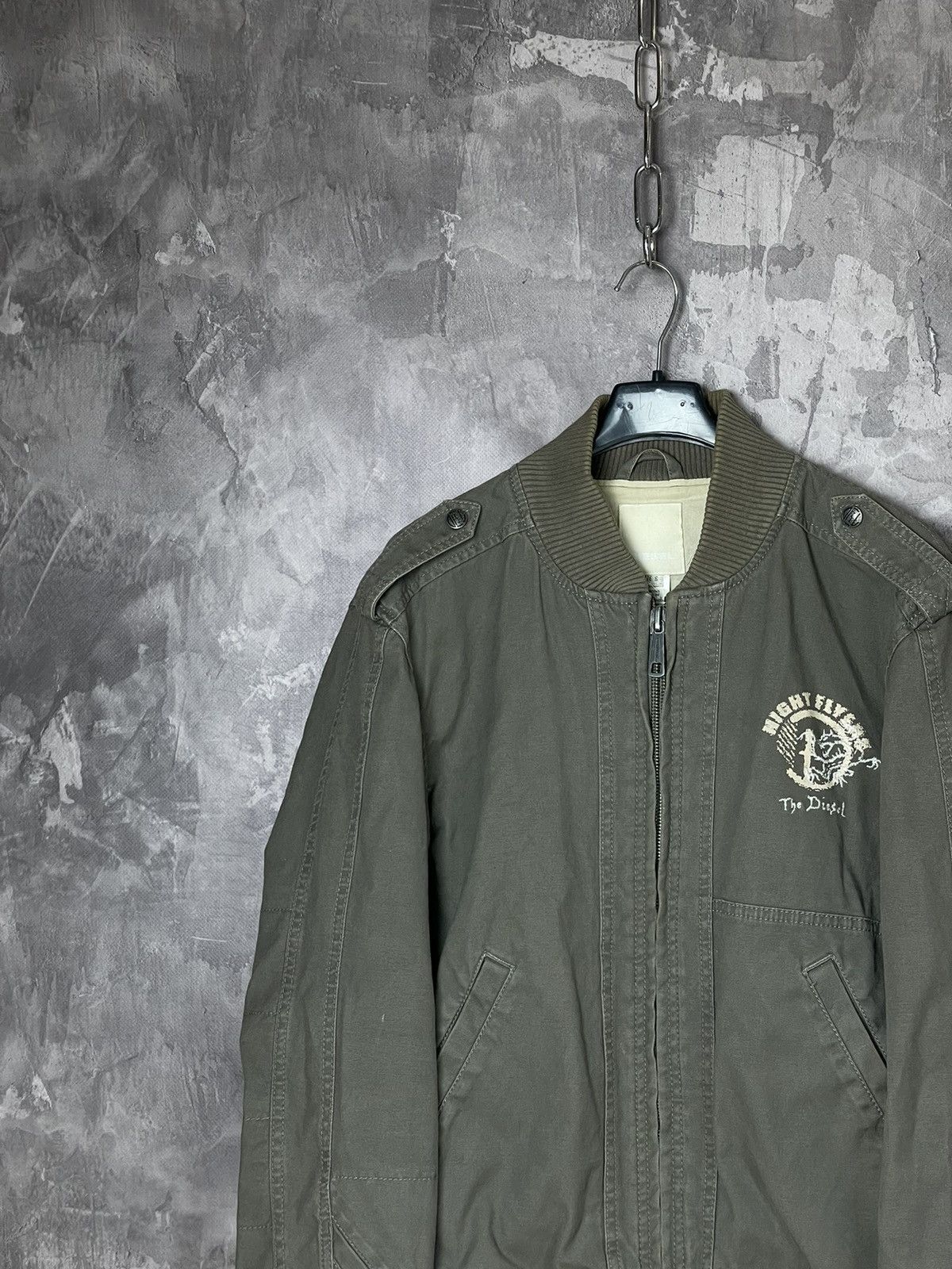 Diesel × Japanese Brand × Vintage Y2K Diesel Jacket Bomber Military Style Y2K Designer Italy Size US S / EU 44-46 / 1 - 3 Thumbnail
