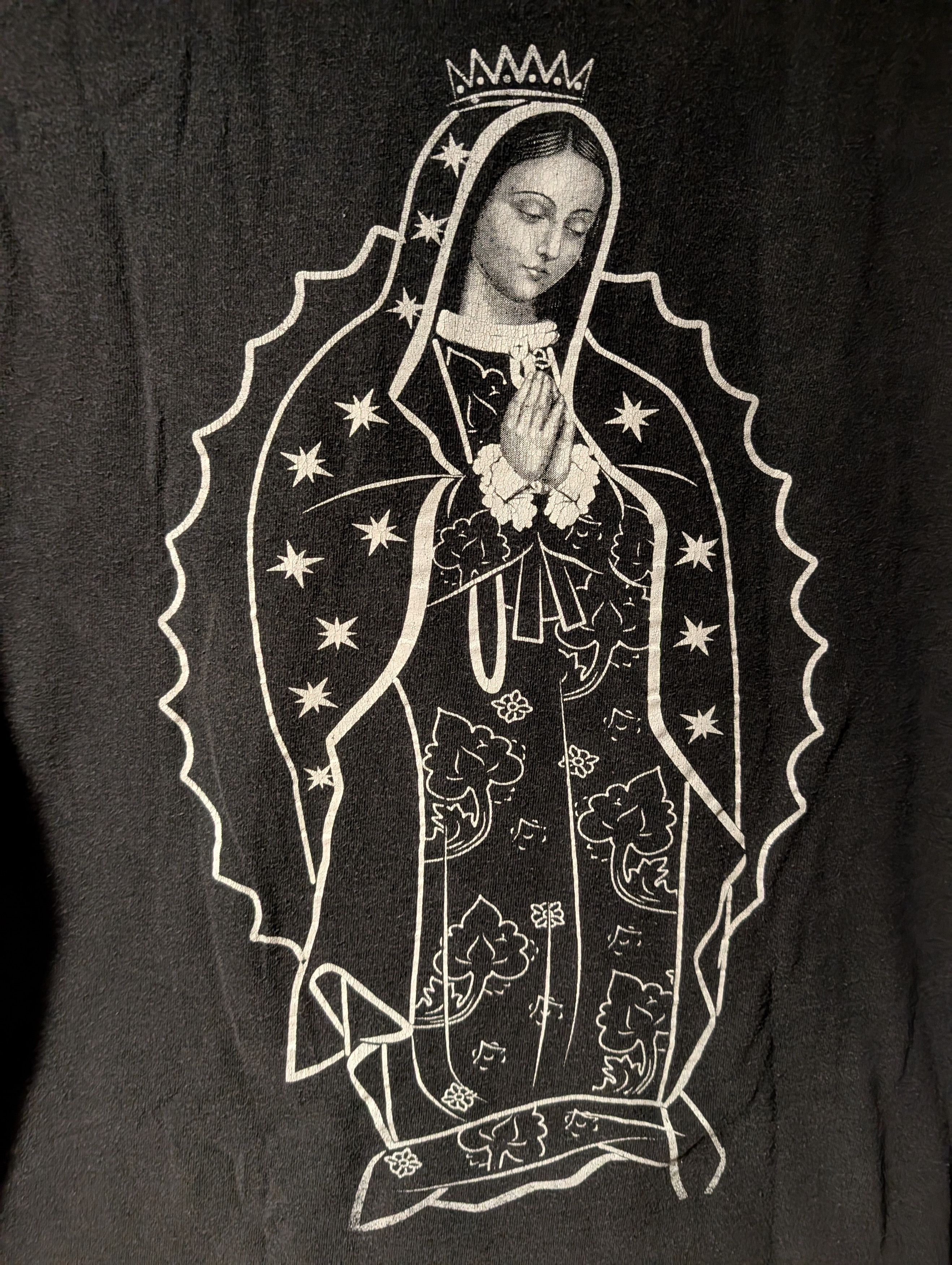 Vintage Virgin of Guadalupe Our Lady Religious Vintage T-Shirt Size US L / EU 52-54 / 3 - 5 Thumbnail