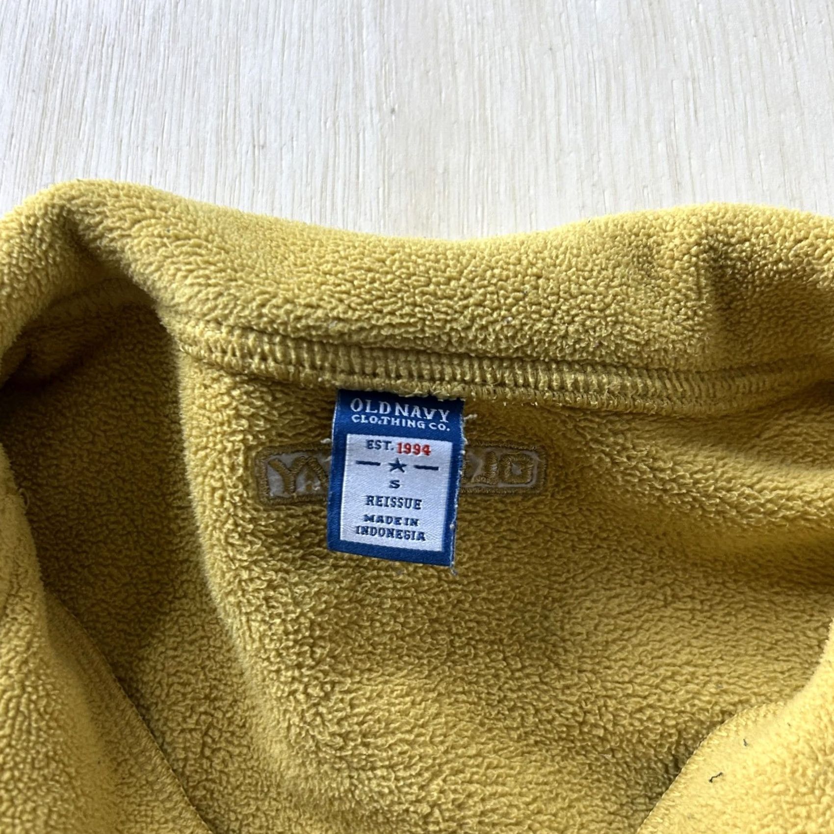 Old Navy Vintage Old Navy Fleece Jacket Women S Yellow 1/4 Zip Pullover Cozy Casual 90s 2000s Mens Womens Size S / US 4 / IT 40 - 3 Thumbnail