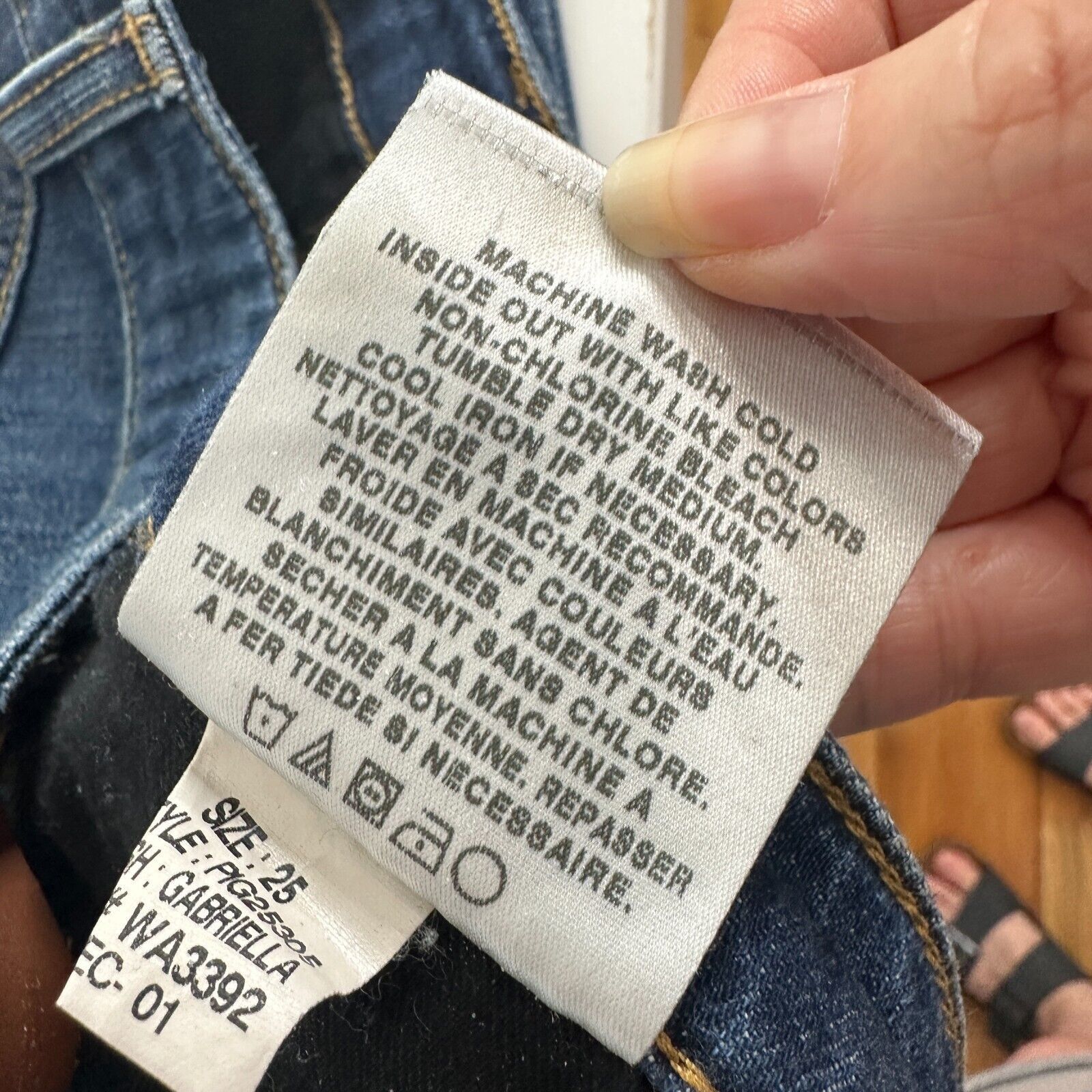Other Joe's Dark Wash Blue Gabriella Best Friend Low Rise Jeans 25 Size 25" / US 0 / IT 36 - 9 Thumbnail