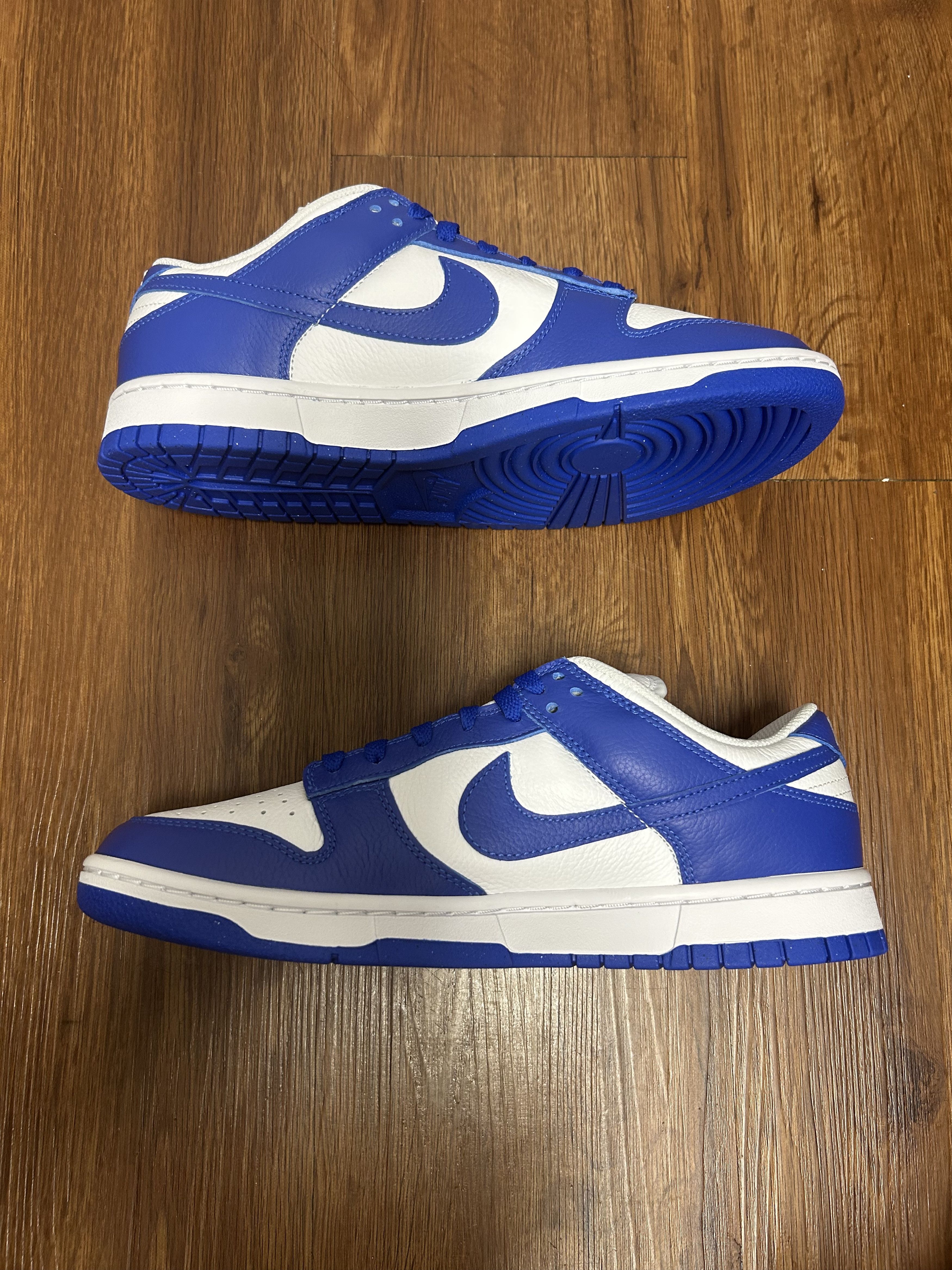 Nike Nike By You Dunk Low White Royal Blue Size US 10.5 / EU 43-44 - 5 Thumbnail