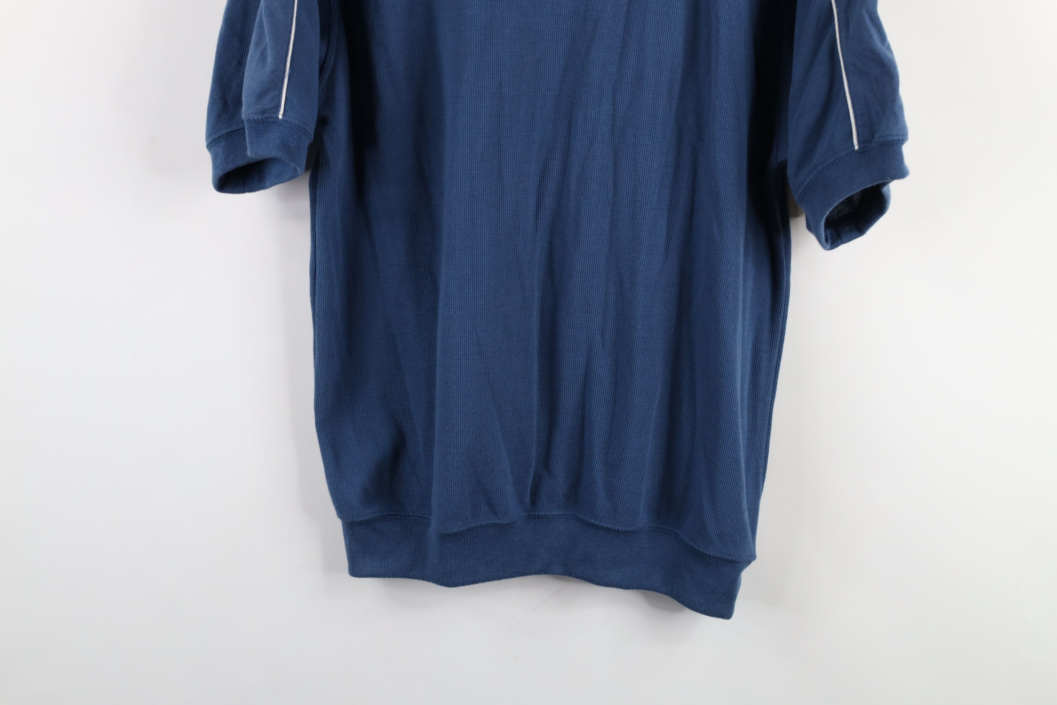 Vintage Vintage 90s Streetwear Waffle Knit Pullover Polo Shirt Size US M / EU 48-50 / 2 - 9 Thumbnail