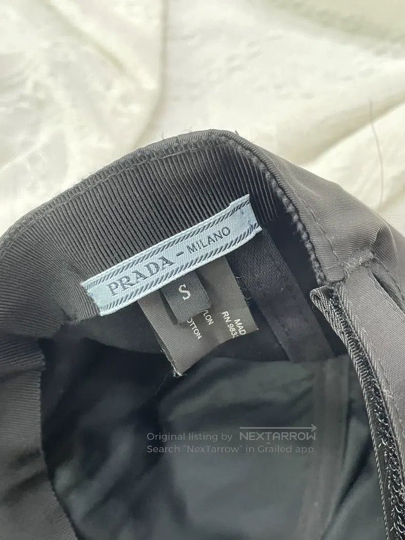 Prada Prada SizeS Black big logo baseball cap Size ONE SIZE - 6 Thumbnail