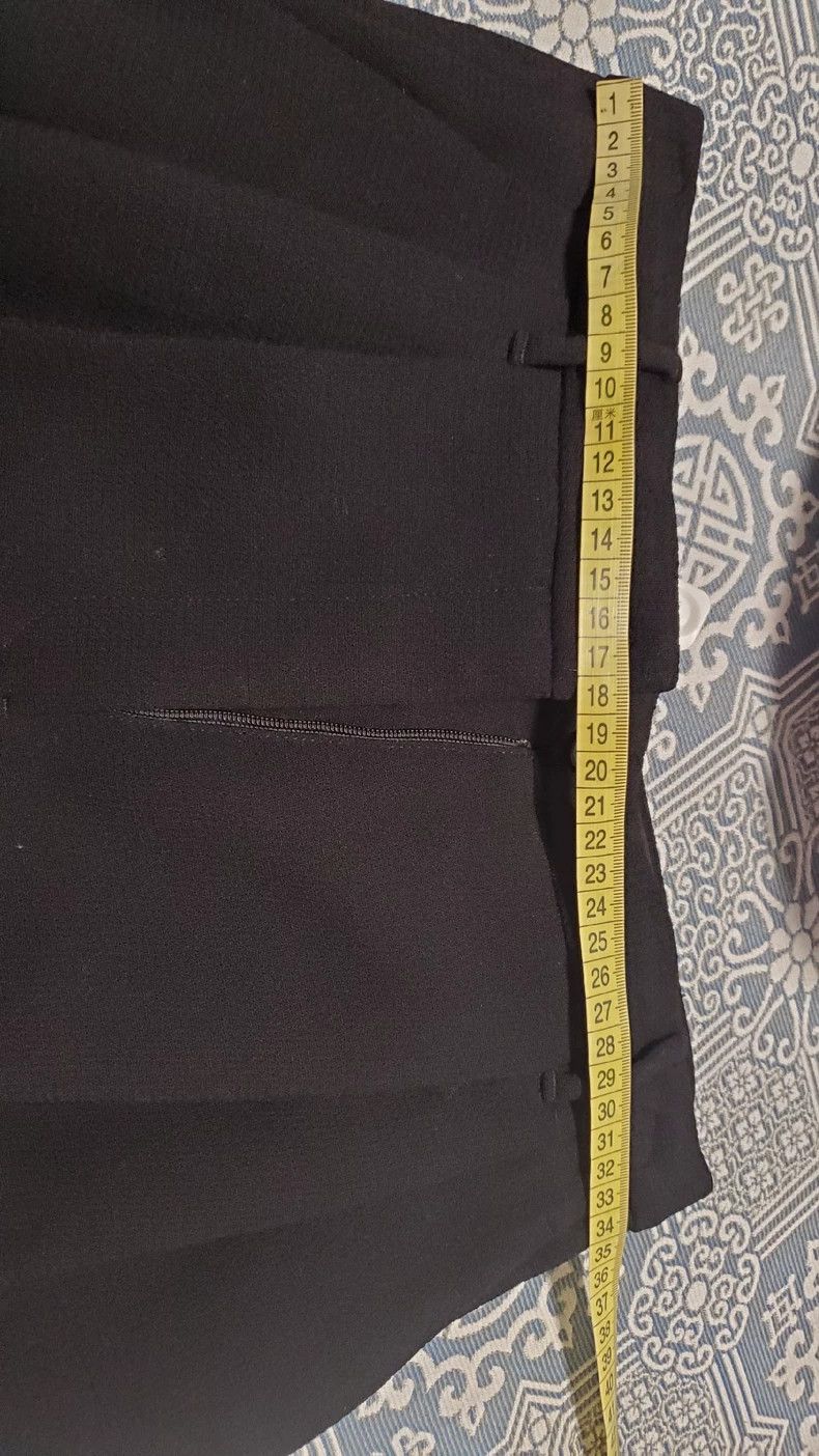 Jil Sander Jil Sander size 32 Wool Black Trouser Size 42" / US 20 - 8 Thumbnail