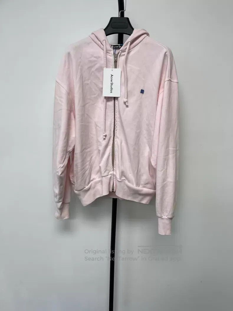 Acne Studios Acne Studios Solid Color Zip Hooded Sweater Jacket Size XXS / US 00 / IT 34 - 1 Thumbnail