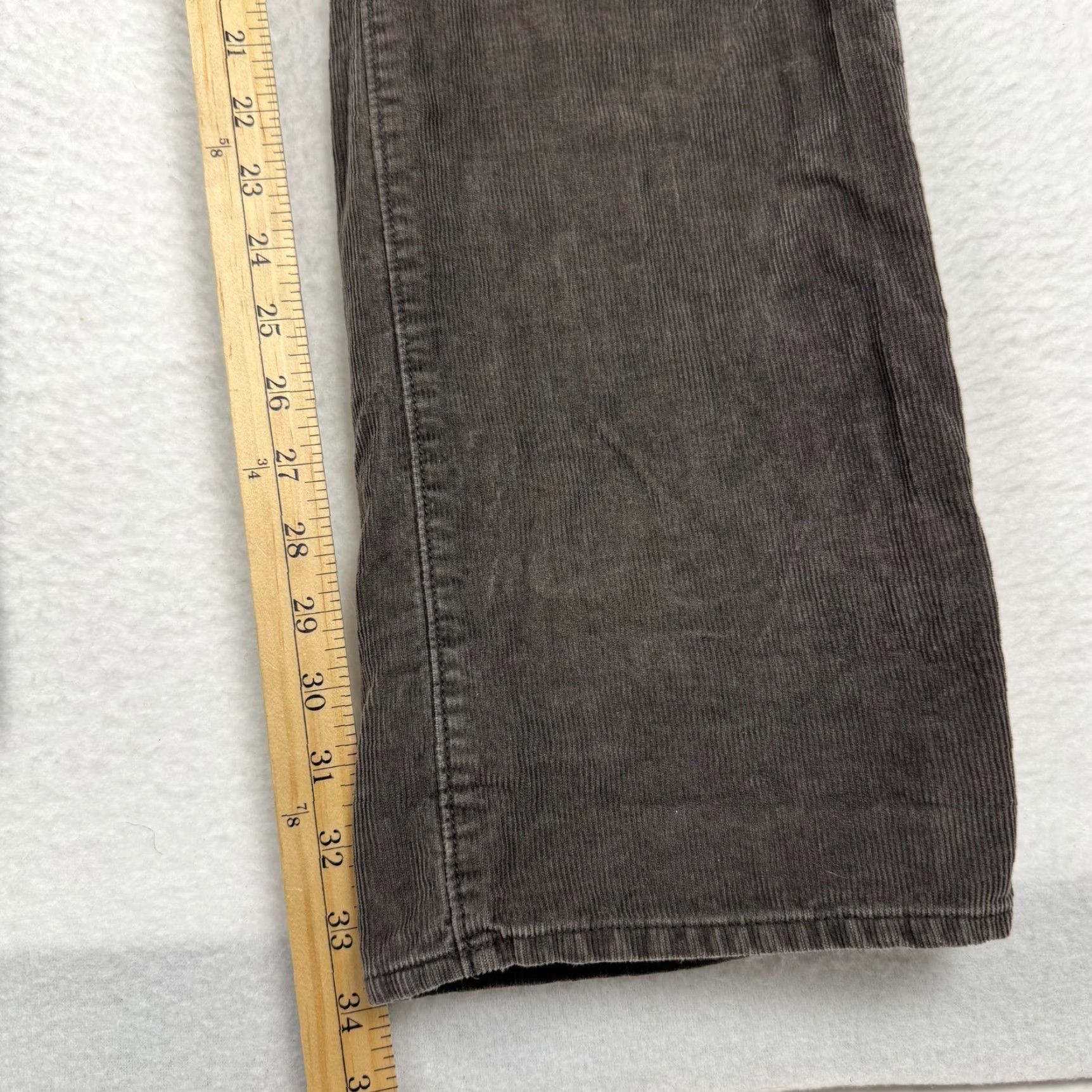 J.Crew J. Crew Men’s 32x34 Gray Slim Straight Corduroy Chino Pants Casual Preppy Size US 32 / EU 48 - 7 Thumbnail