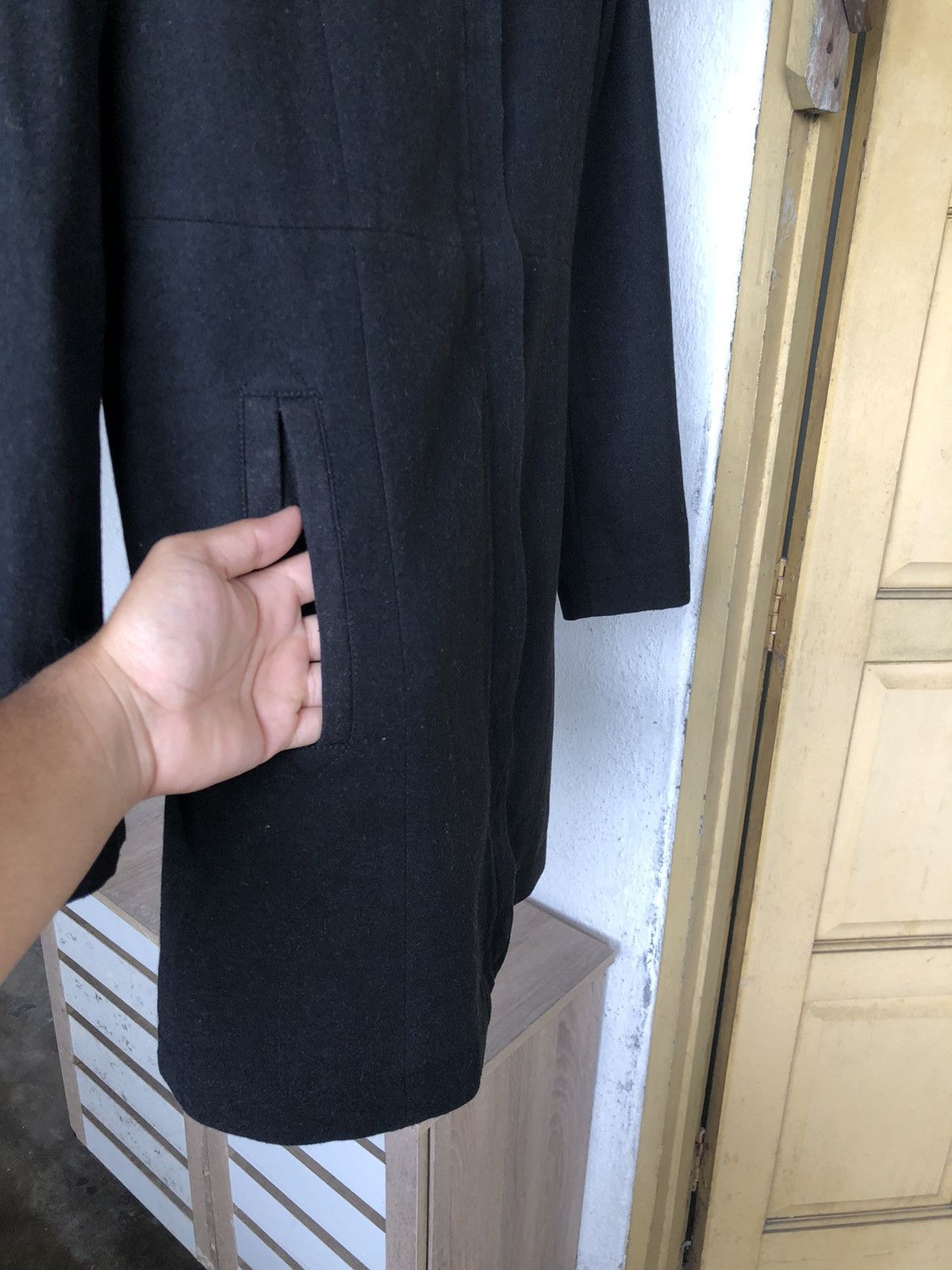 Calvin Klein Nice❗️Calvin Klein Jeans Wool Blend Long Coat Size L / US 10 / IT 46 - 7 Thumbnail