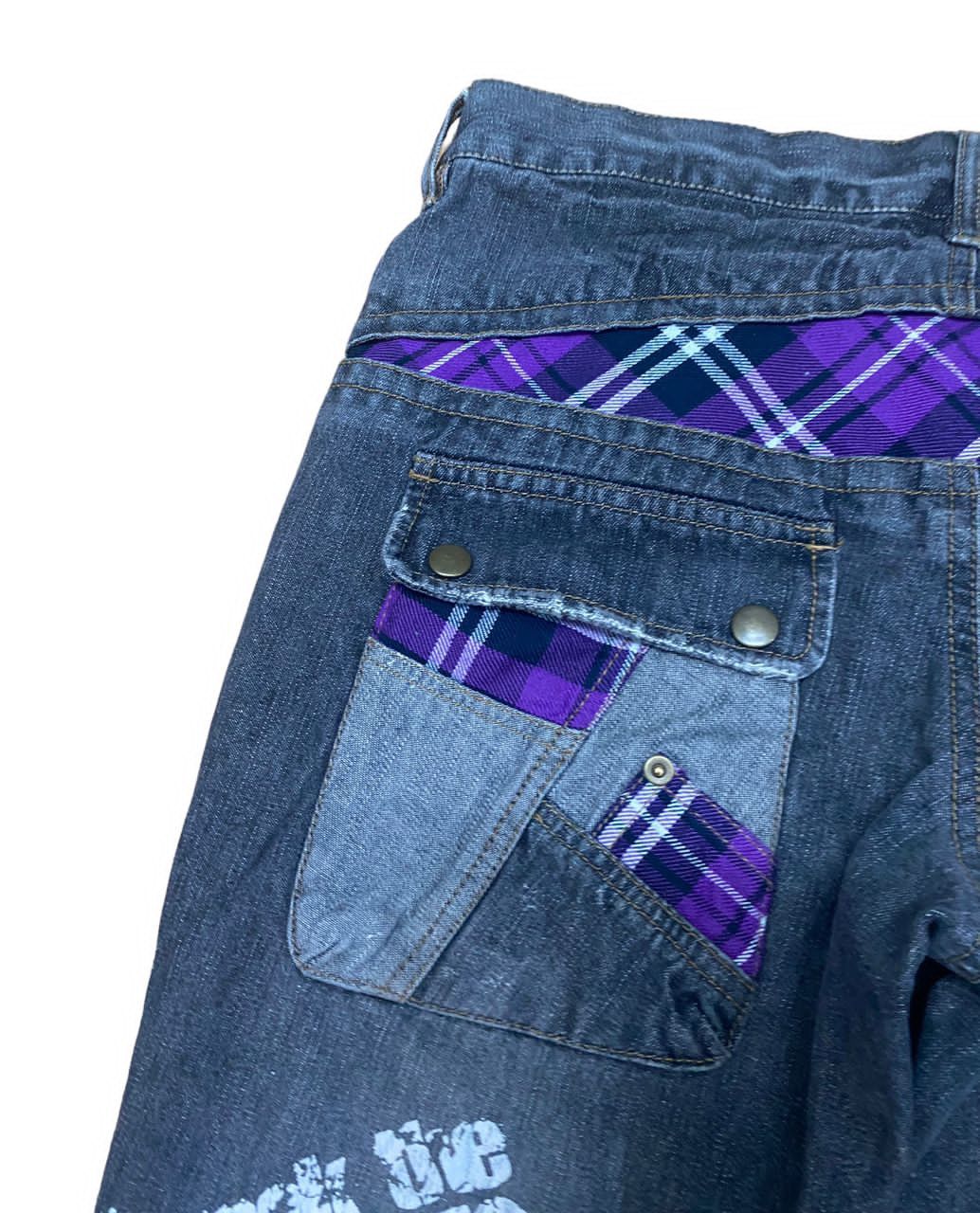 💥BEST OFFER💥SEX POT LABEL PUNK DISTRESSED DENIM