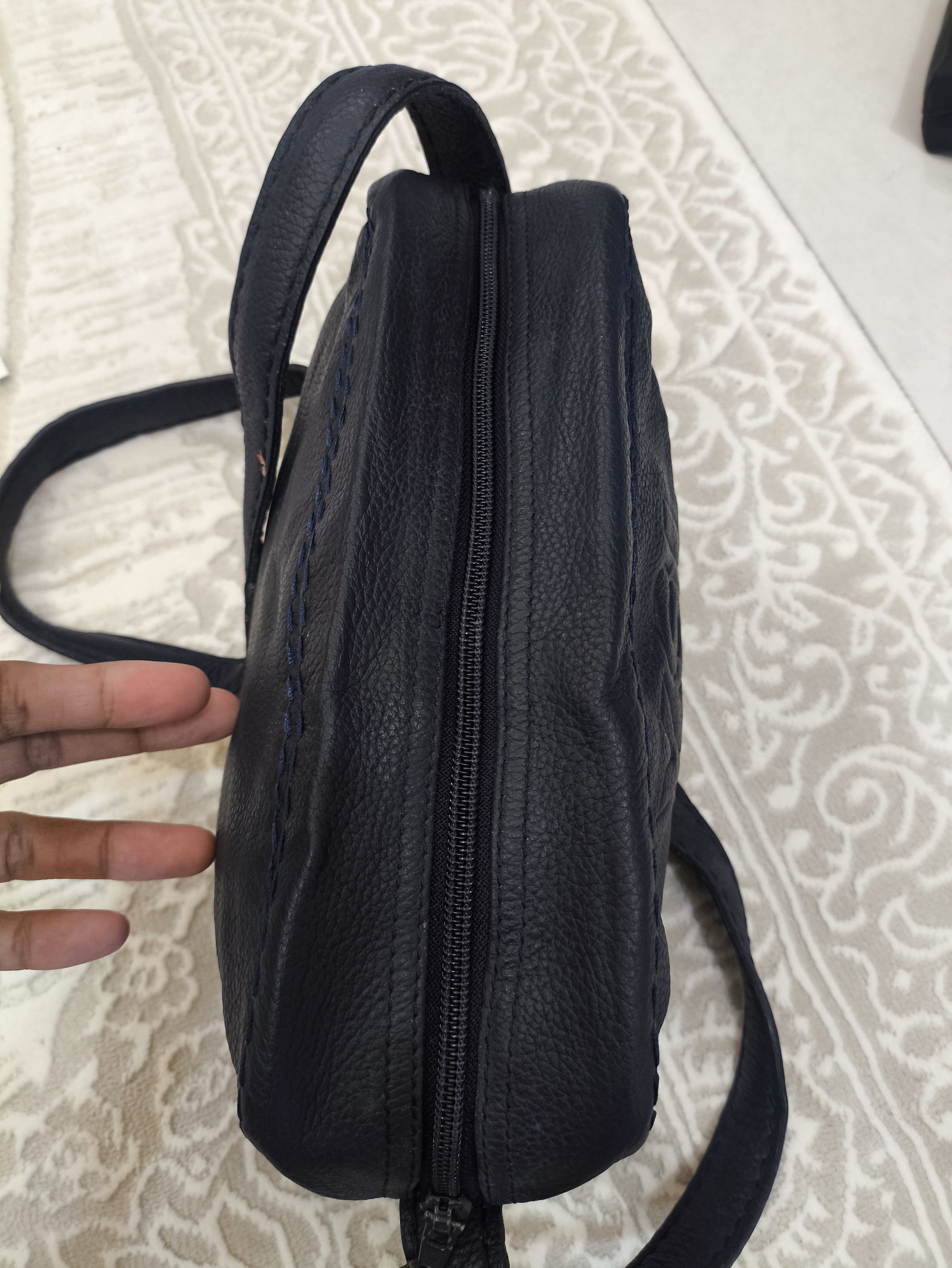 Yves Saint Laurent YSL Leather Crossbody Blue Bag Size ONE SIZE - 8 Thumbnail