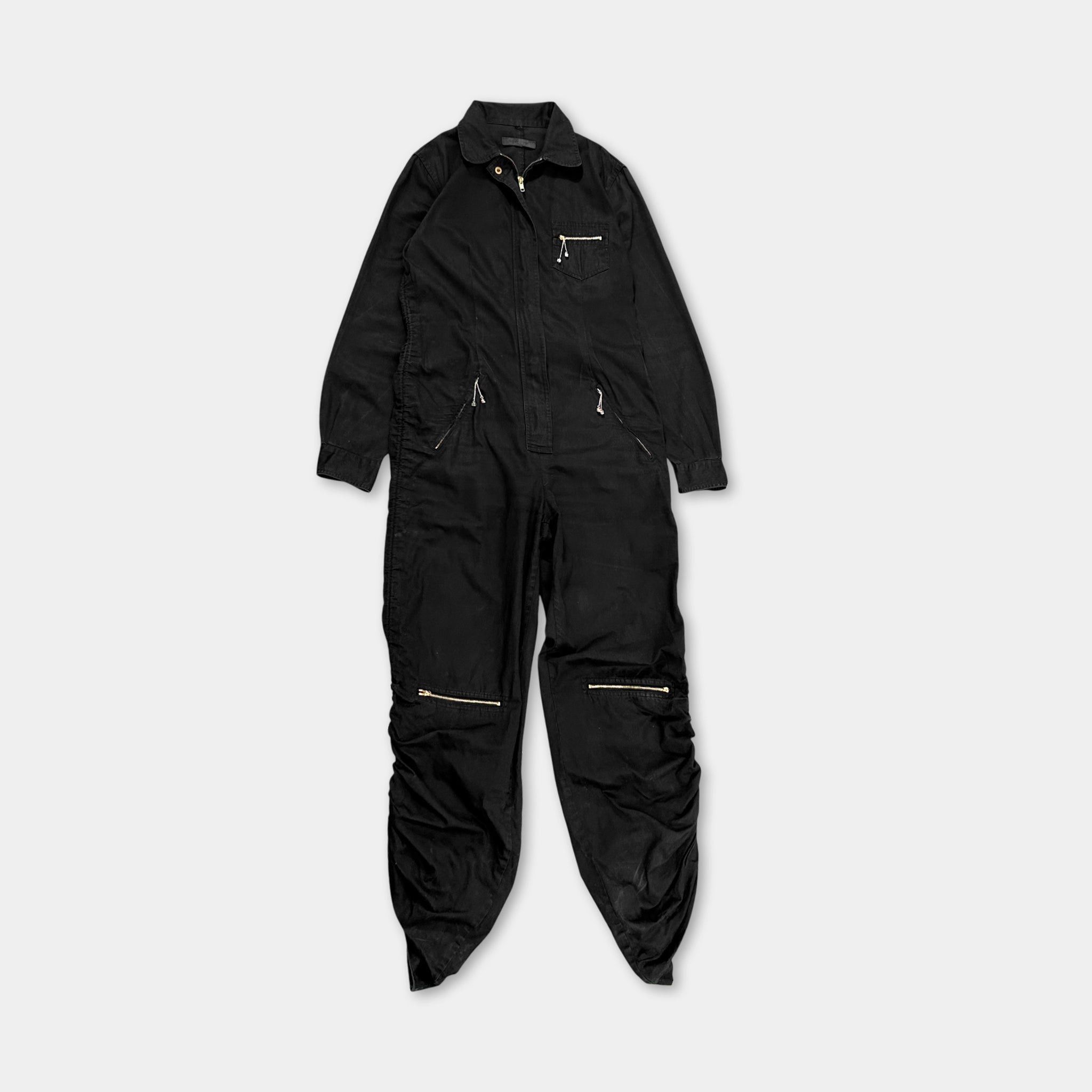 Chloe Chloé Dice Black Jumpsuit Size 26" / US 2 / IT 38 - 1 Thumbnail