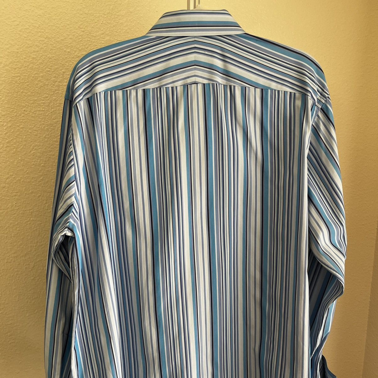 Paul Smith Paul Smith London Stripped French Cuff Button Up 17.5/44 Size US L / EU 52-54 / 3 - 5 Thumbnail
