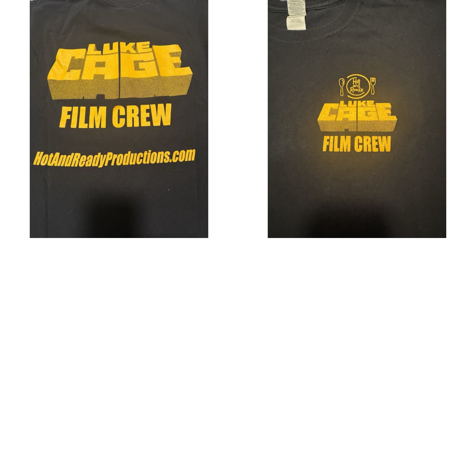 Gildan **RARE LUKES CAGE FILM CREW SHIRT SIZE LARGE BLACK GILDAN** User: **RARE LUKE CAGE FILM CREW SHIRT SIZE LARGE BLACK GILDAN** Size US L / EU 52-54 / 3 - 10 Thumbnail