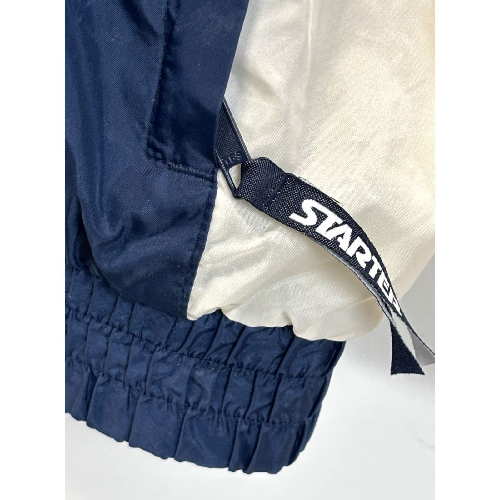 Starter VINTAGE Starter Georgia Tech Windbreaker Jacket Men XL Yellow Blue 90s Streetwear Mens Size US XL / EU 56 / 4 - 7 Thumbnail