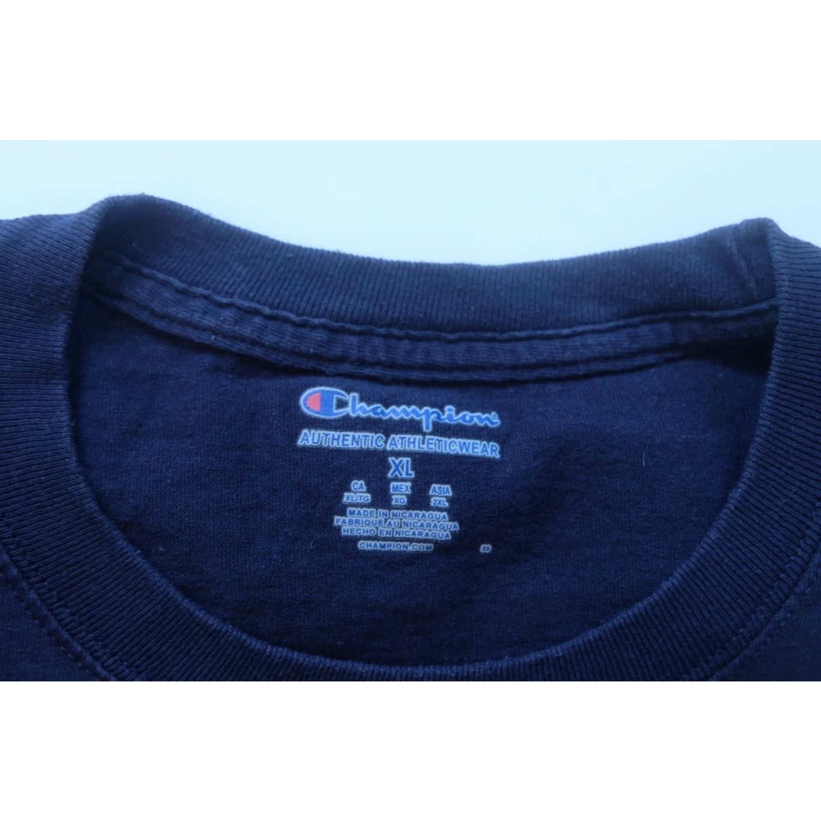 Champion CHAMPION T SHIRT HBCU LANGSTON UNIVERSITY OKLAHOMA BLUE Men XL 2019 University T Shirt Short Sleeve Crew Neck Cotton Vintage No Size US XL / EU 56 / 4 - 5 Thumbnail