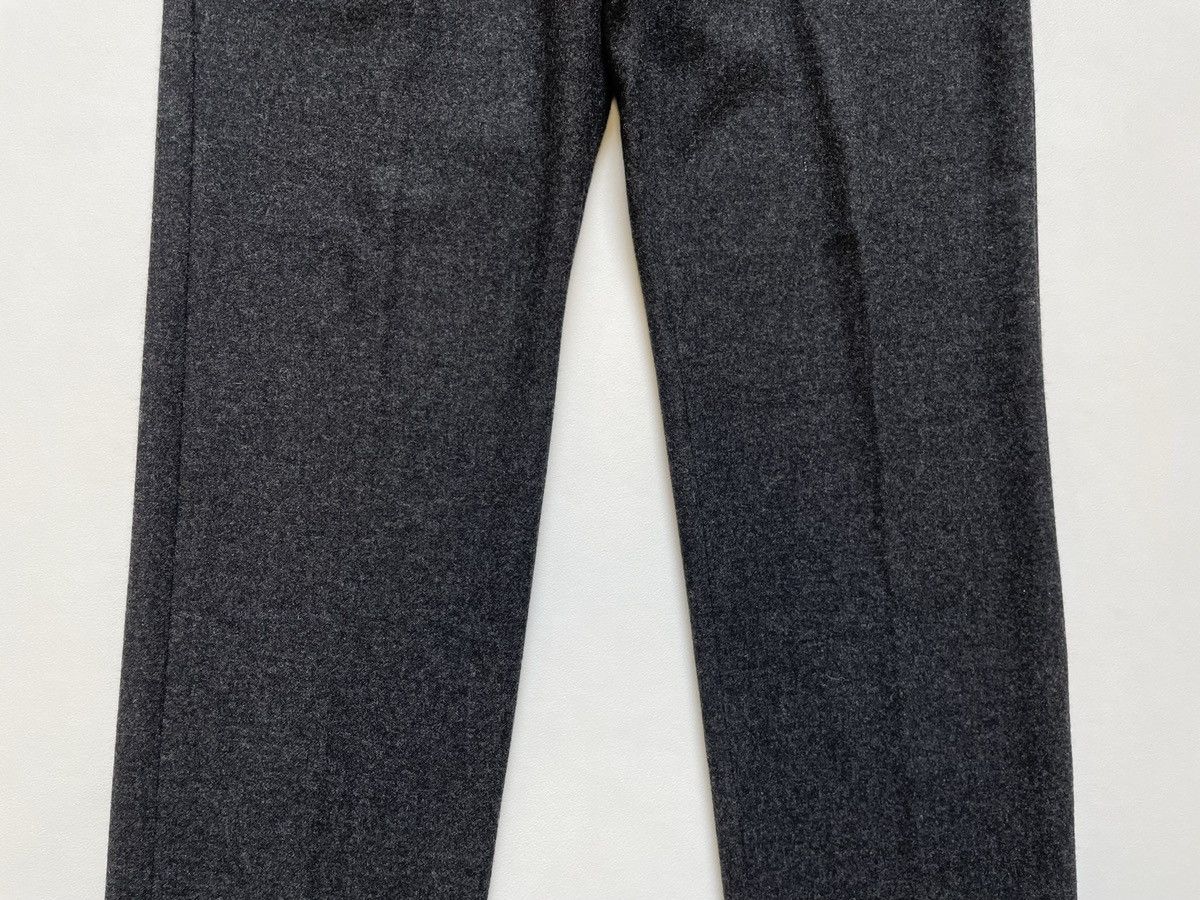 Dries Van Noten Gray Wool Drawstring Waist Trousers Size US 34 / EU 50 - 9 Thumbnail