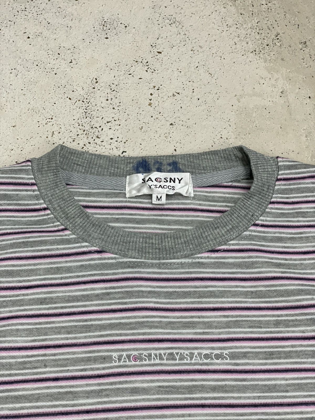 Designer Y’saccs Sacsny Yohji Yamamoto Stripe Colorway Sweatshirt Size US M / EU 48-50 / 2 - 9 Thumbnail