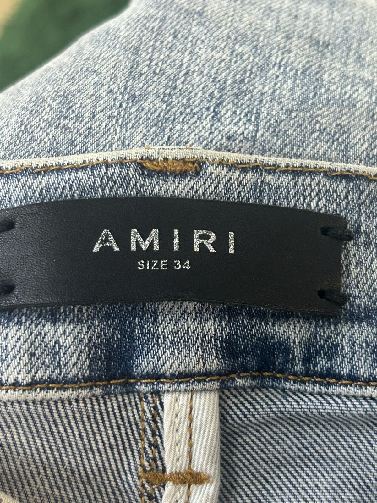 Amiri Amiri Thrasher Black Patch Jeans Size US 34 / EU 50 - 7 Thumbnail