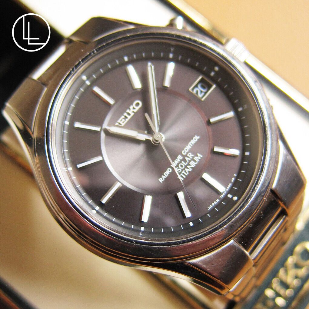 Seiko SEIKO 7B22-0AD0 Solar RadioWave Control Titanium Men's Watch Size ONE SIZE - 1 Thumbnail