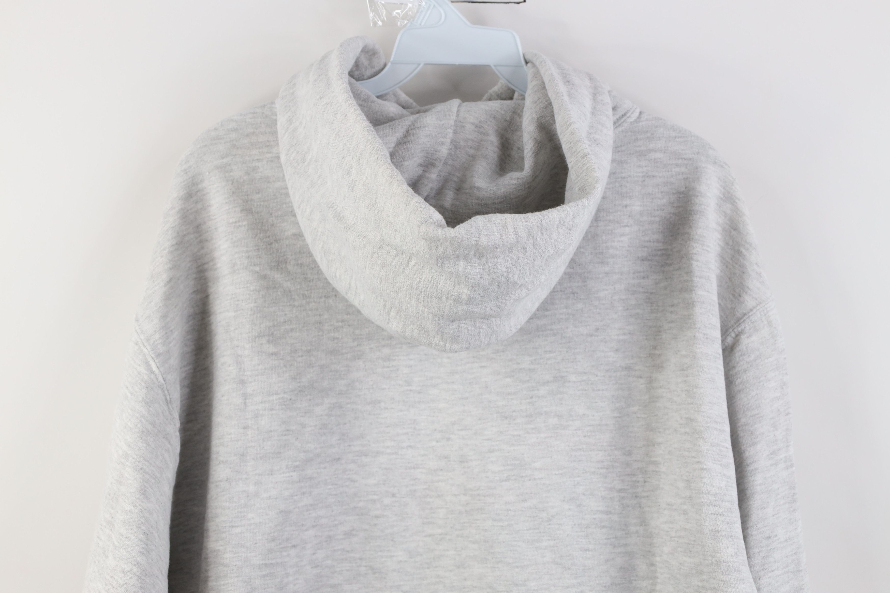 Vintage Vintage 90s Y2K Streetwear Hoodie Sweatshirt Heather Gray Size US L / EU 52-54 / 3 - 13 Thumbnail