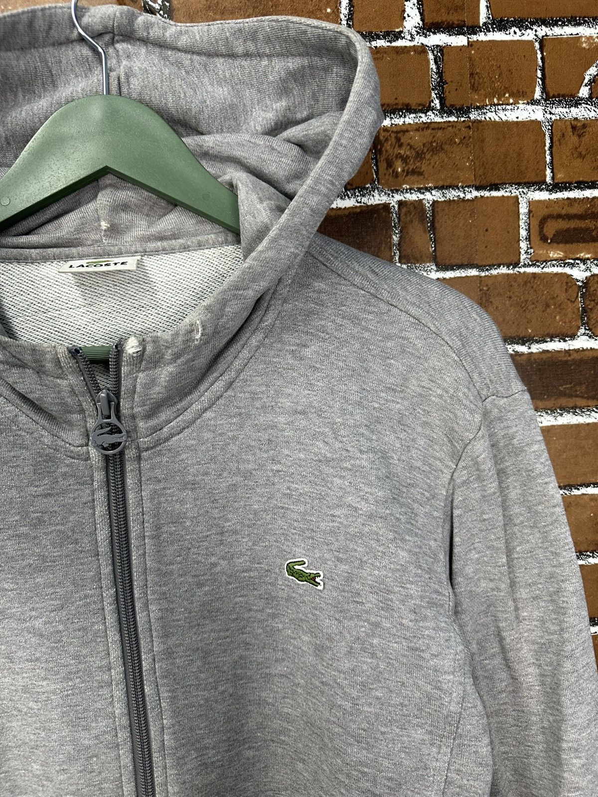 Lacoste Lacoste Distressed Hoodie Z424 Size US L / EU 52-54 / 3 - 2 Thumbnail