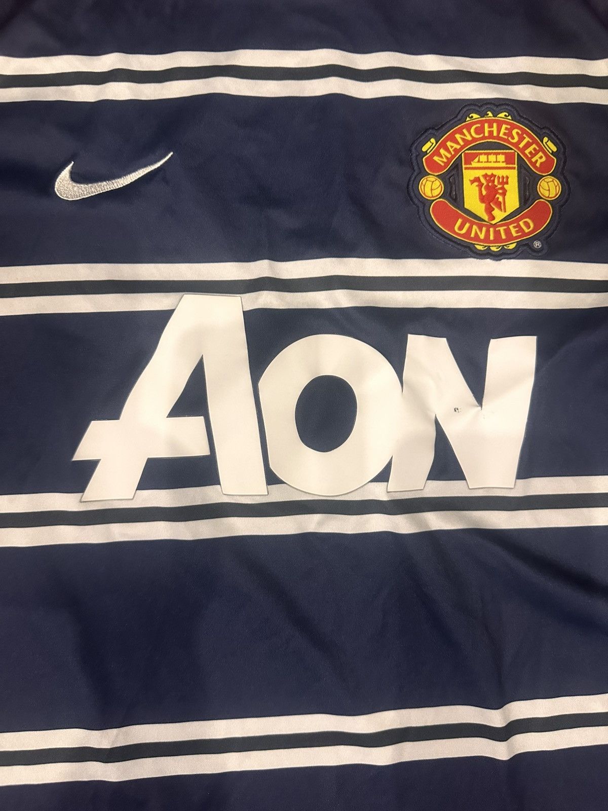 Nike Nike Manchester United 2011/13 Away Futbol/Soccer Jersey Size US L / EU 52-54 / 3 - 3 Thumbnail