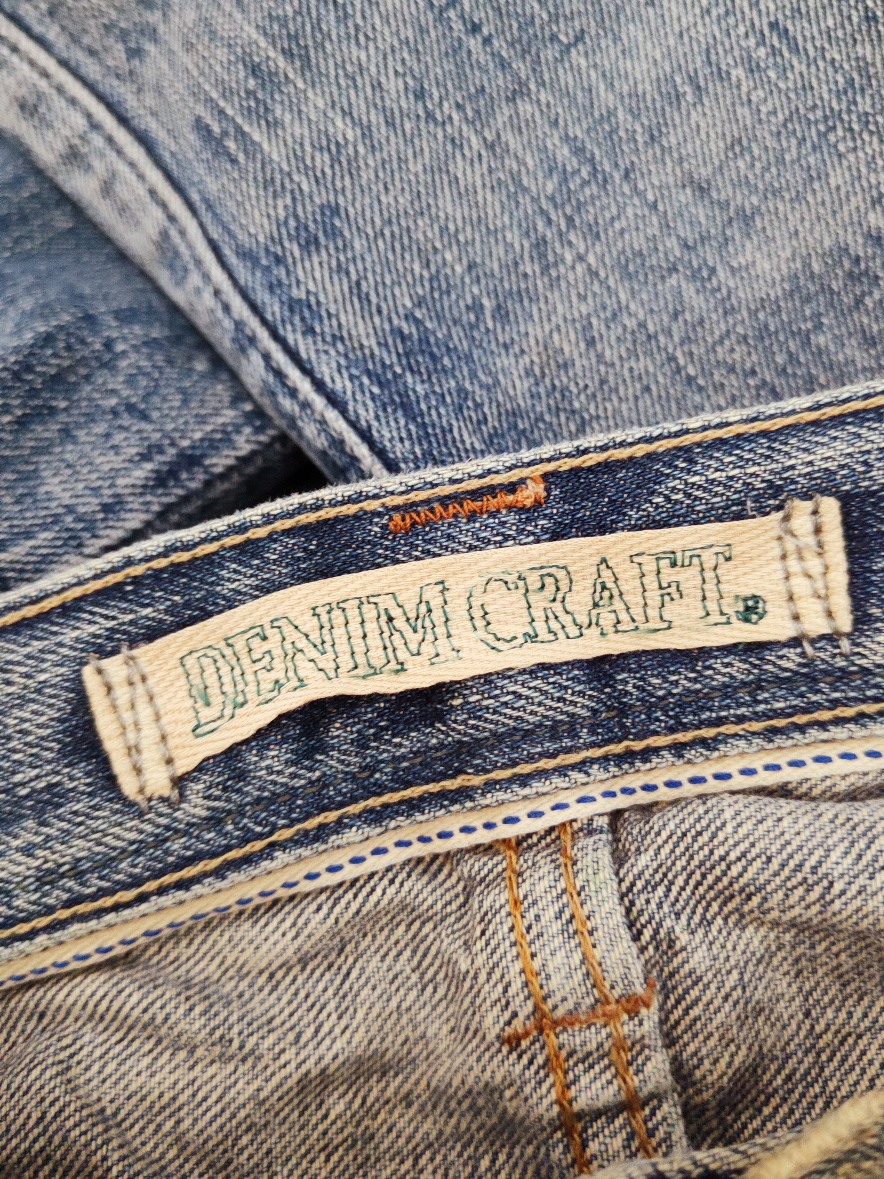Japanese Brand Denim Craft Blue Distressed Ripped Jeans #W218 Size US 34 / EU 50 - 16 Thumbnail