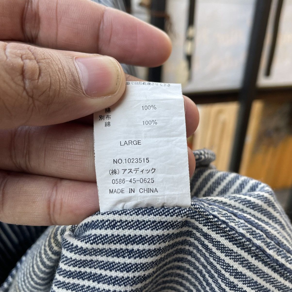 Japanese Brand 🔥🇯🇵K Mayer Striped Hickory Styles Buttons Works Shirts Size US M / EU 48-50 / 2 - 14 Thumbnail