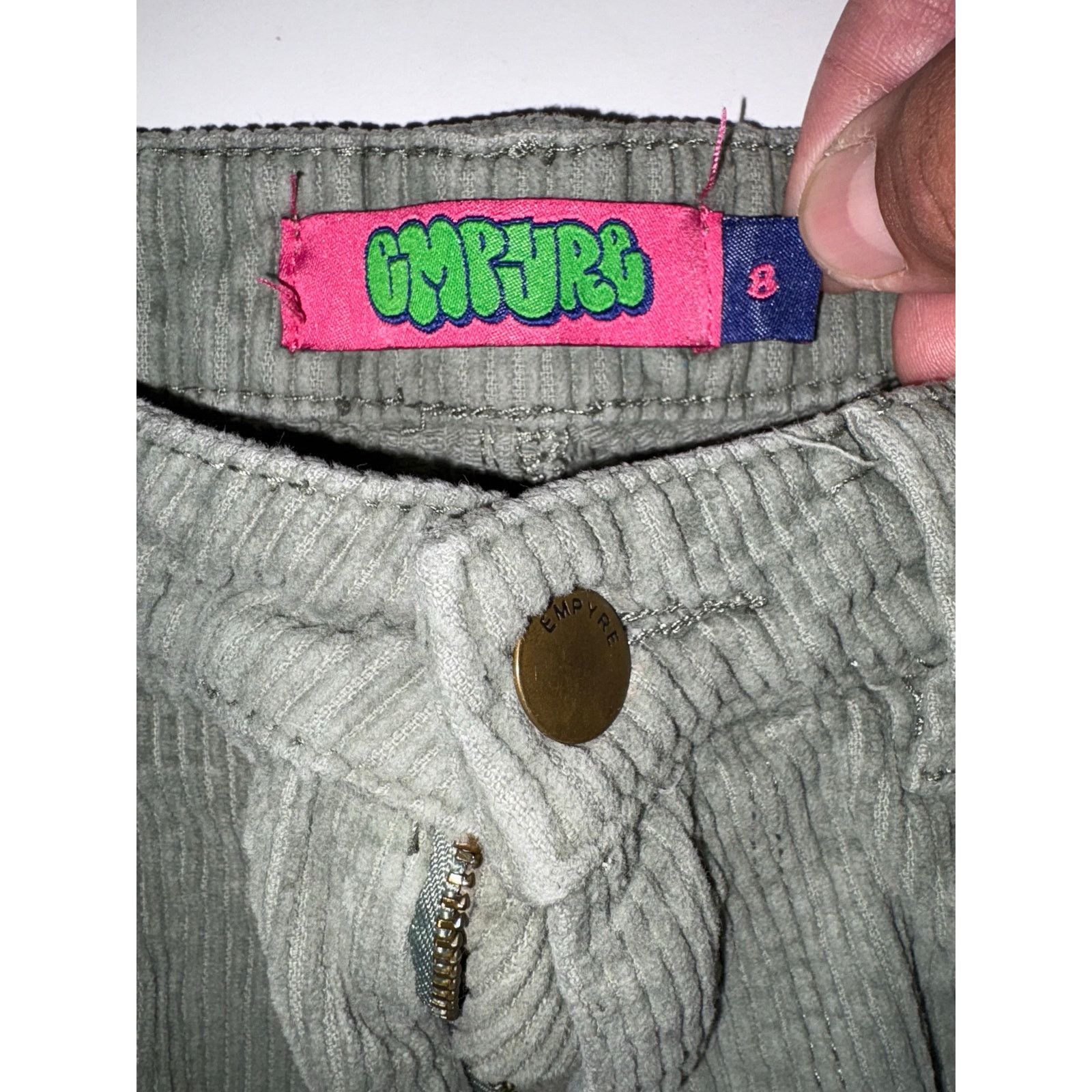 Empyre Empyre Tori Pants Corduroy women’s 8 green Size 30" / US 8 / IT 44 - 3 Thumbnail