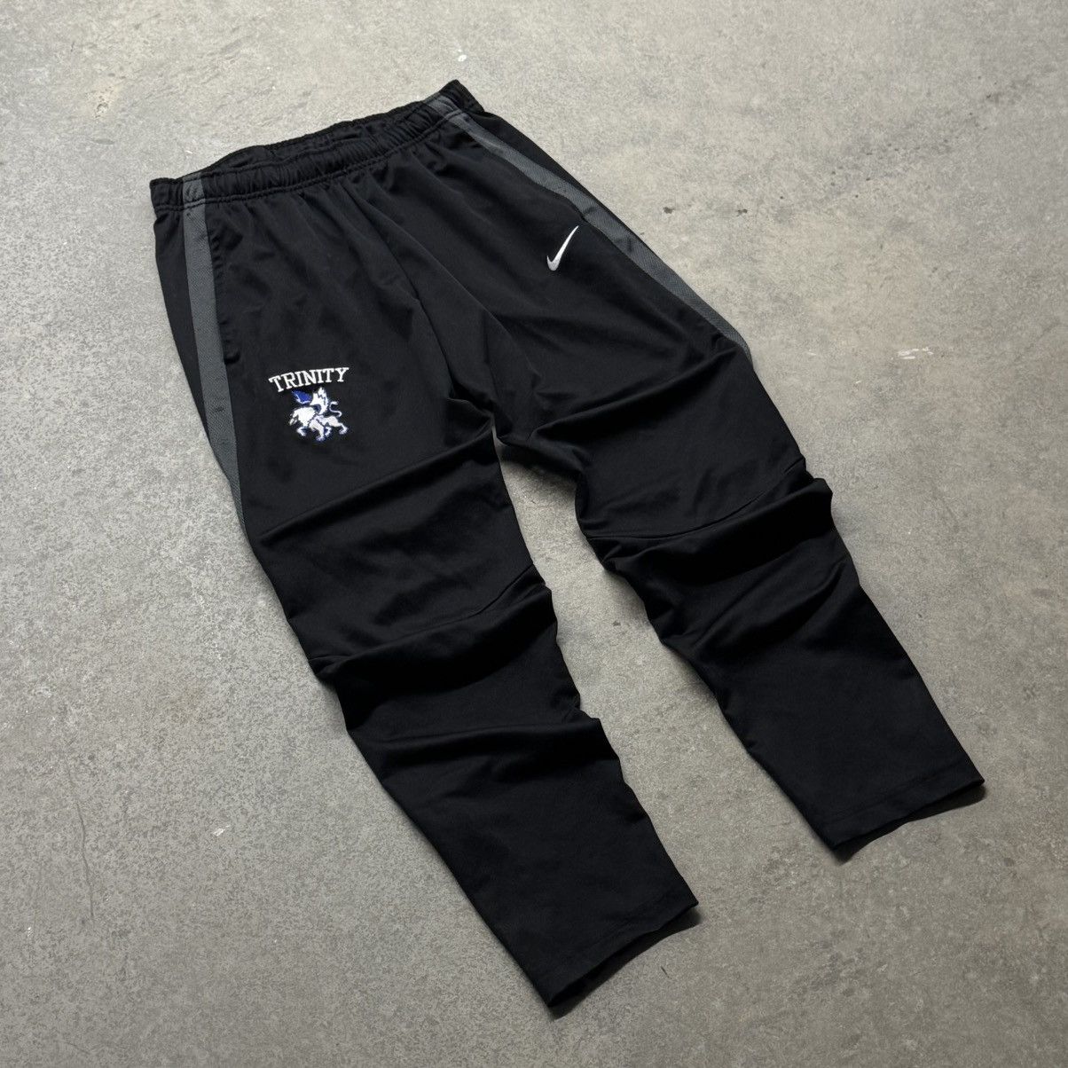 Vintage 90s Y2K Nike Trinity Black Athletic Training Pants