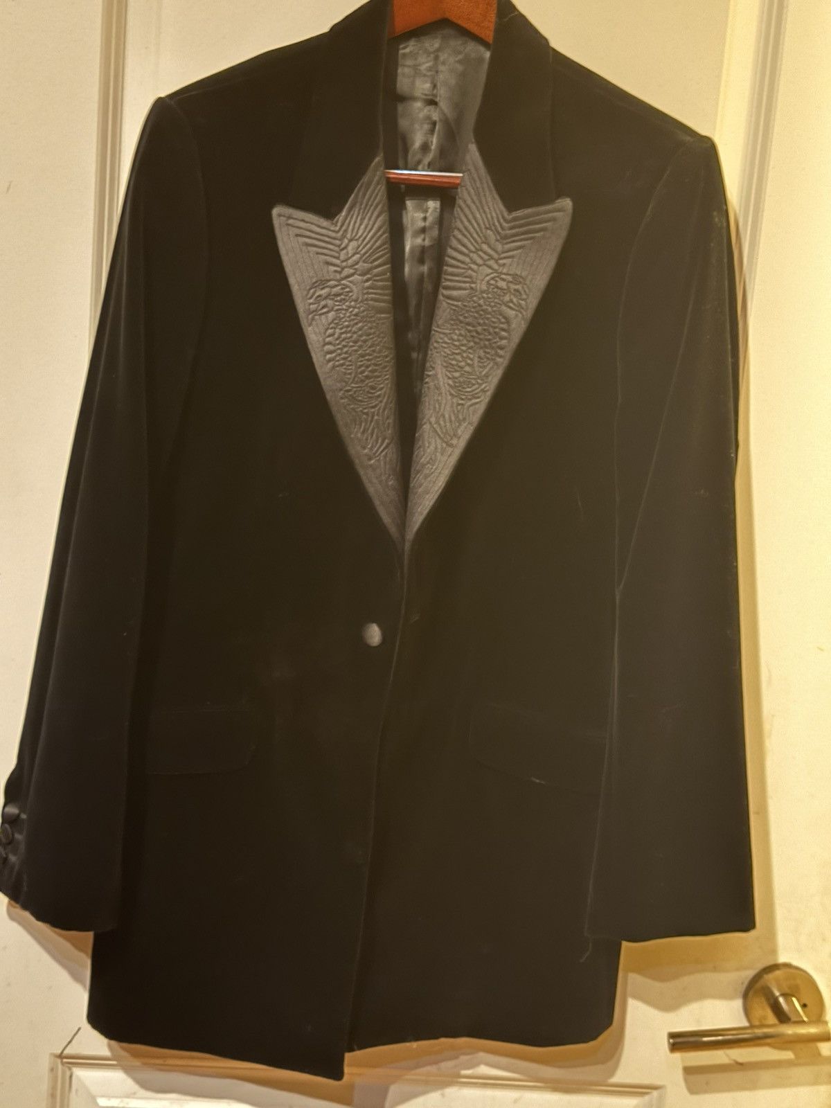 Alexander McQueen Alexander McQueen blazer velvet Size 44R - 2 Thumbnail
