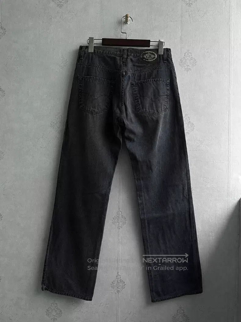 Versace Versace Grey Blue Washed Distressed Trousers i Size US 32 / EU 48 - 3 Thumbnail