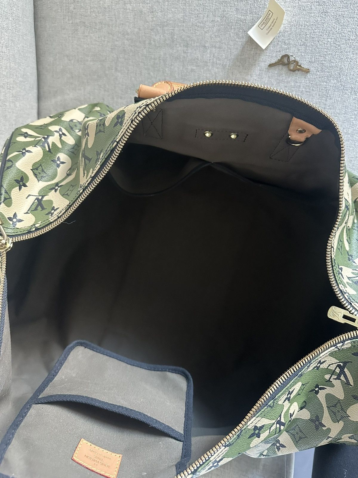 Louis Vuitton × Takashi Murakami Louis Vuitton x Murakami Monogramouflage Duffle Keepall 55 Size ONE SIZE - 12 Thumbnail