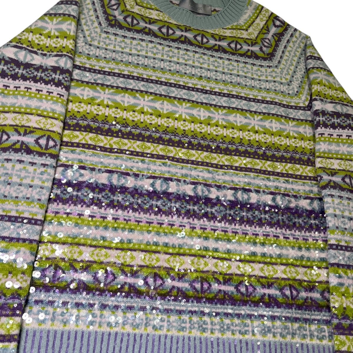 Dior Christian Dior 2022 Fall × KIM JONES Multicolor Diamond Knit Size US M / EU 48-50 / 2 - 4 Thumbnail