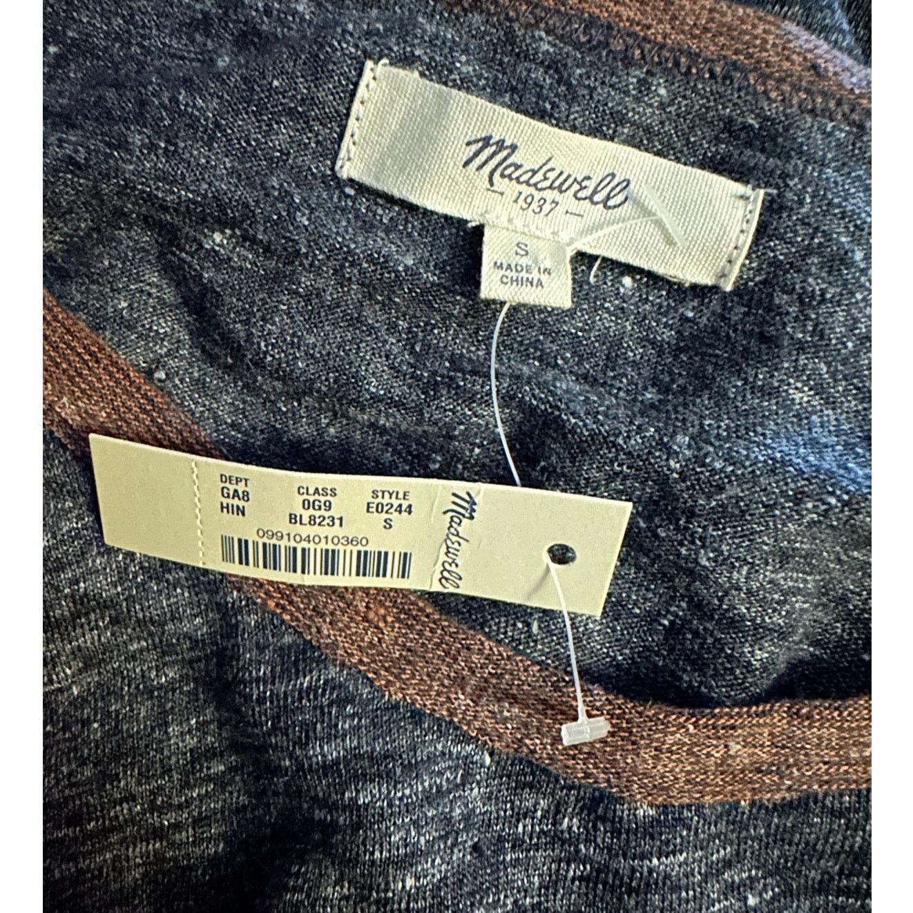 Madewell Missguided Re_Styld Pink Ribbed Thermal Henley Long Sleeve Size S / US 4 / IT 40 - 8 Thumbnail