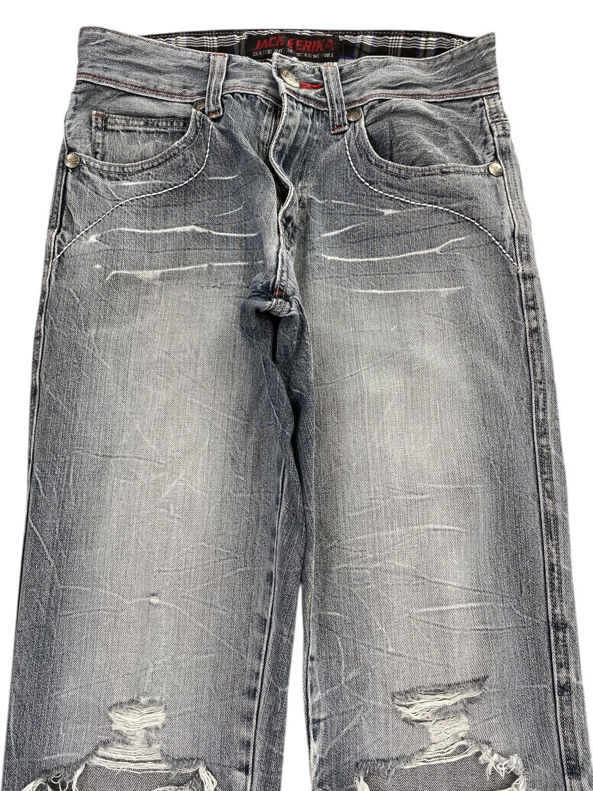 Other Jack Serika Brand Thunder Wash Style Distressed Jeans Size US 28 / EU 44 - 2 Thumbnail