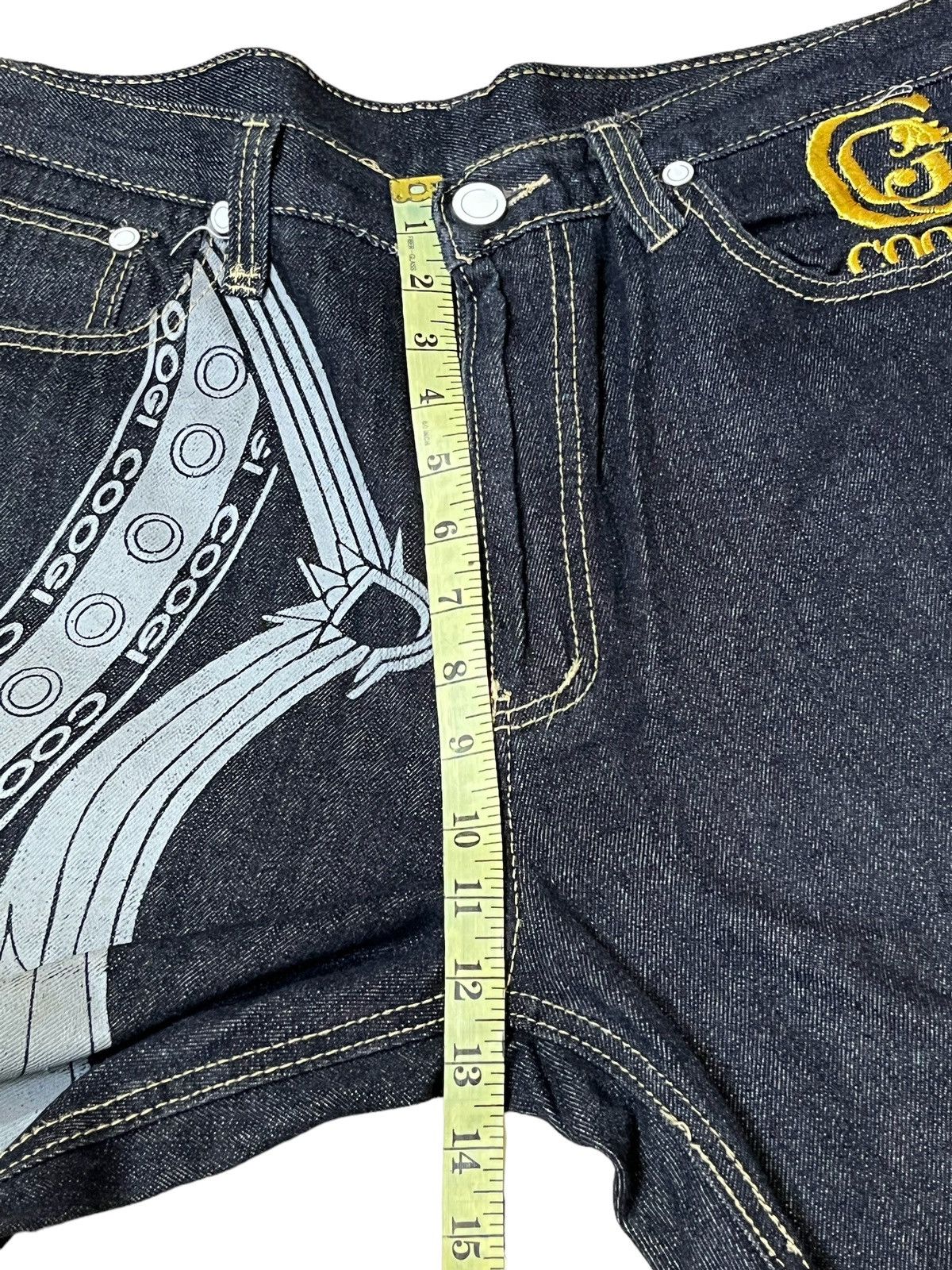 Coogi SICK🔥COOGI AUSTRALIA PRINTED/EMBROIDERY BAGGY JEANS Size US 34 / EU 50 - 12 Thumbnail