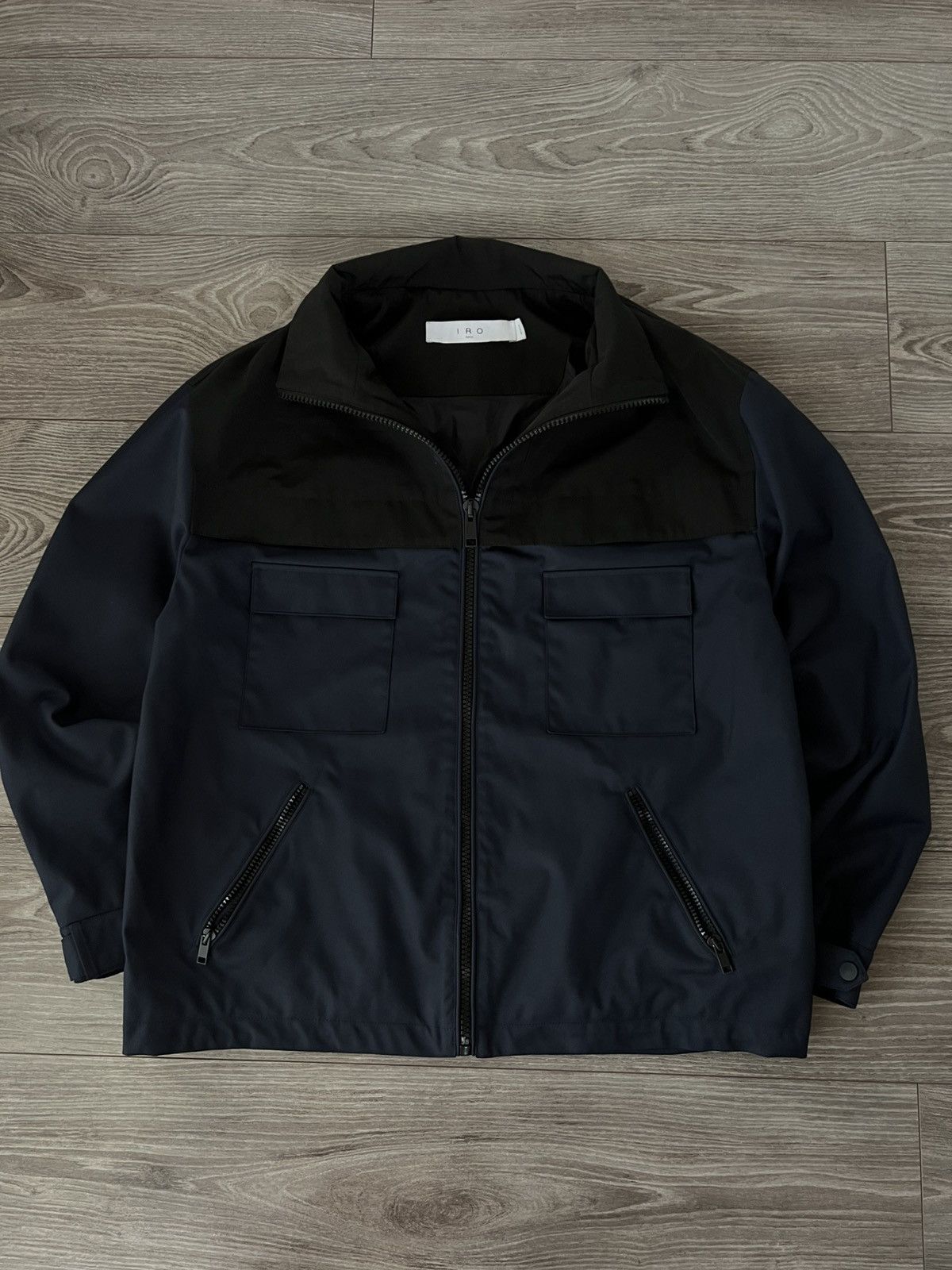 Iro IRO Spring /Summer 2022 Blue/Black Barnes Paris Jacket Size US M / EU 48-50 / 2 - 11 Thumbnail
