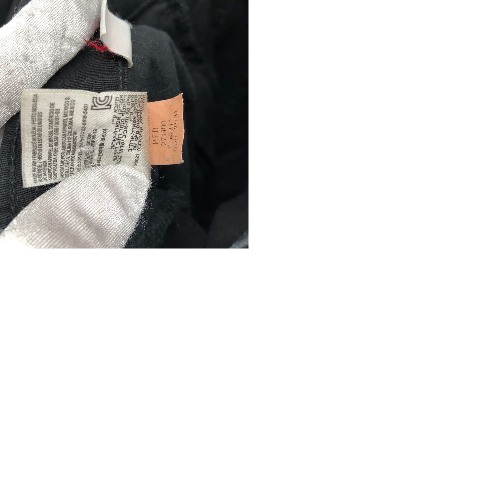 American Apparel VINTAGE? No. American Apparel Black Solid Skinny Jeans Mens 30x31 Stretch Denim Cotton Blend 5-Pocket Design Jean Shirt? Size US 30 / EU 46 - 9 Thumbnail