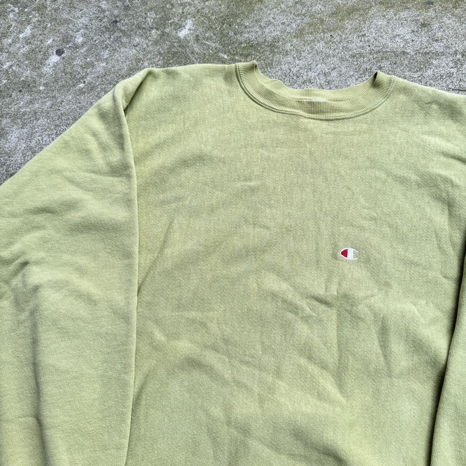 Champion 90s Champion Reverse Weave Green Sweatshirt Size US L / EU 52-54 / 3 - 11 Thumbnail