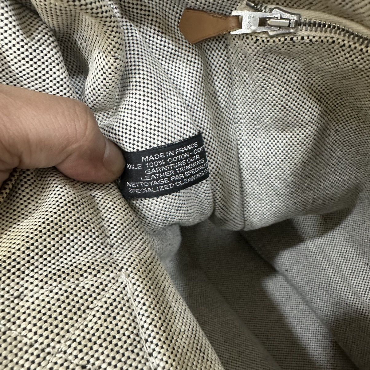 Hermes ‼️LASTDROP‼️ HERMES FOURRE TOUT MM DIRTY CANVAS HAND TOTE BAG Size ONE SIZE - 14 Thumbnail