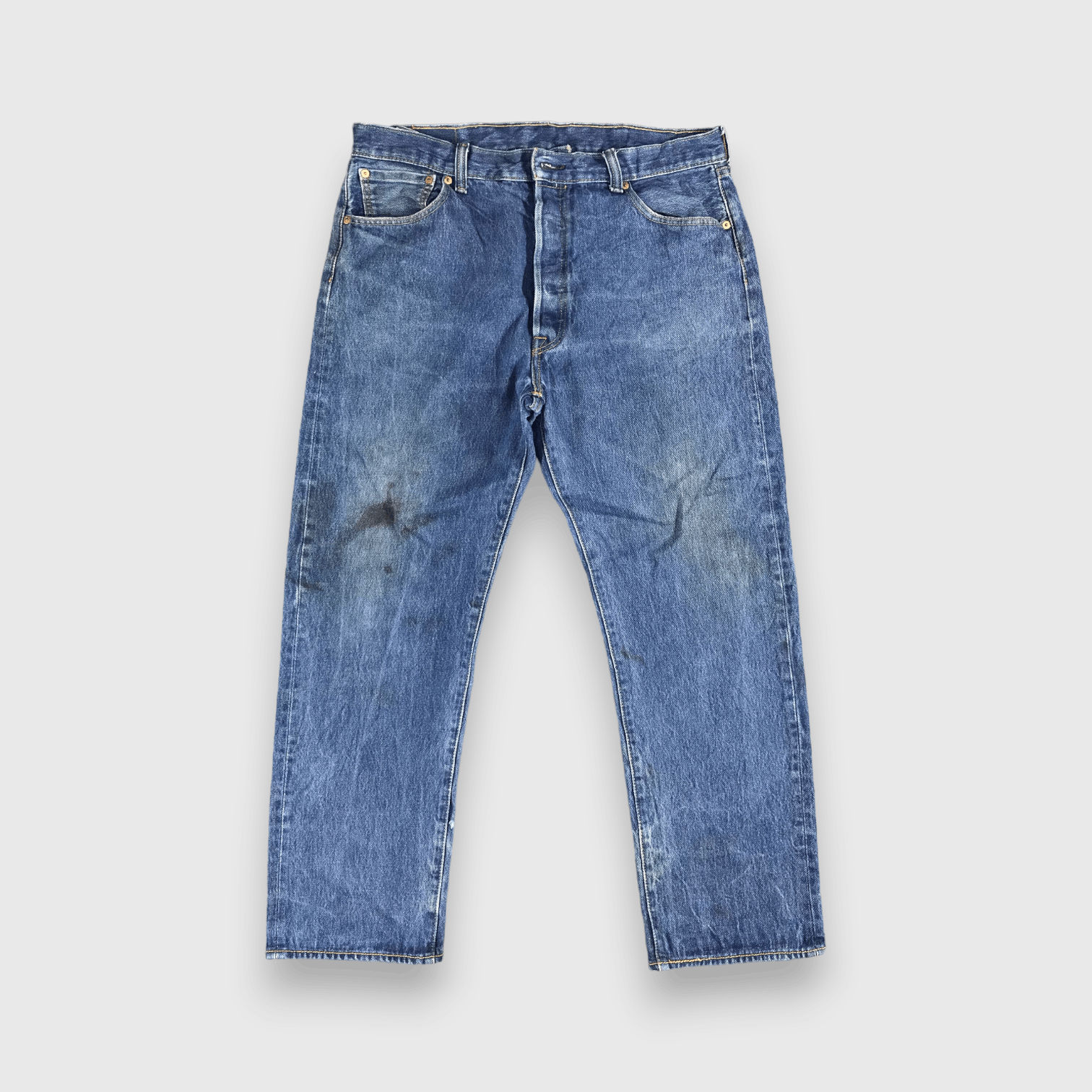 Levi's Vintage Blue Wash Levis 501 Jeans-J2417 Size US 35 - 1 Thumbnail