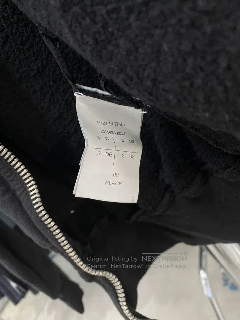 Rick Owens Rick Owens Black Full Zip Hoodie Size US S / EU 44-46 / 1 - 5 Thumbnail