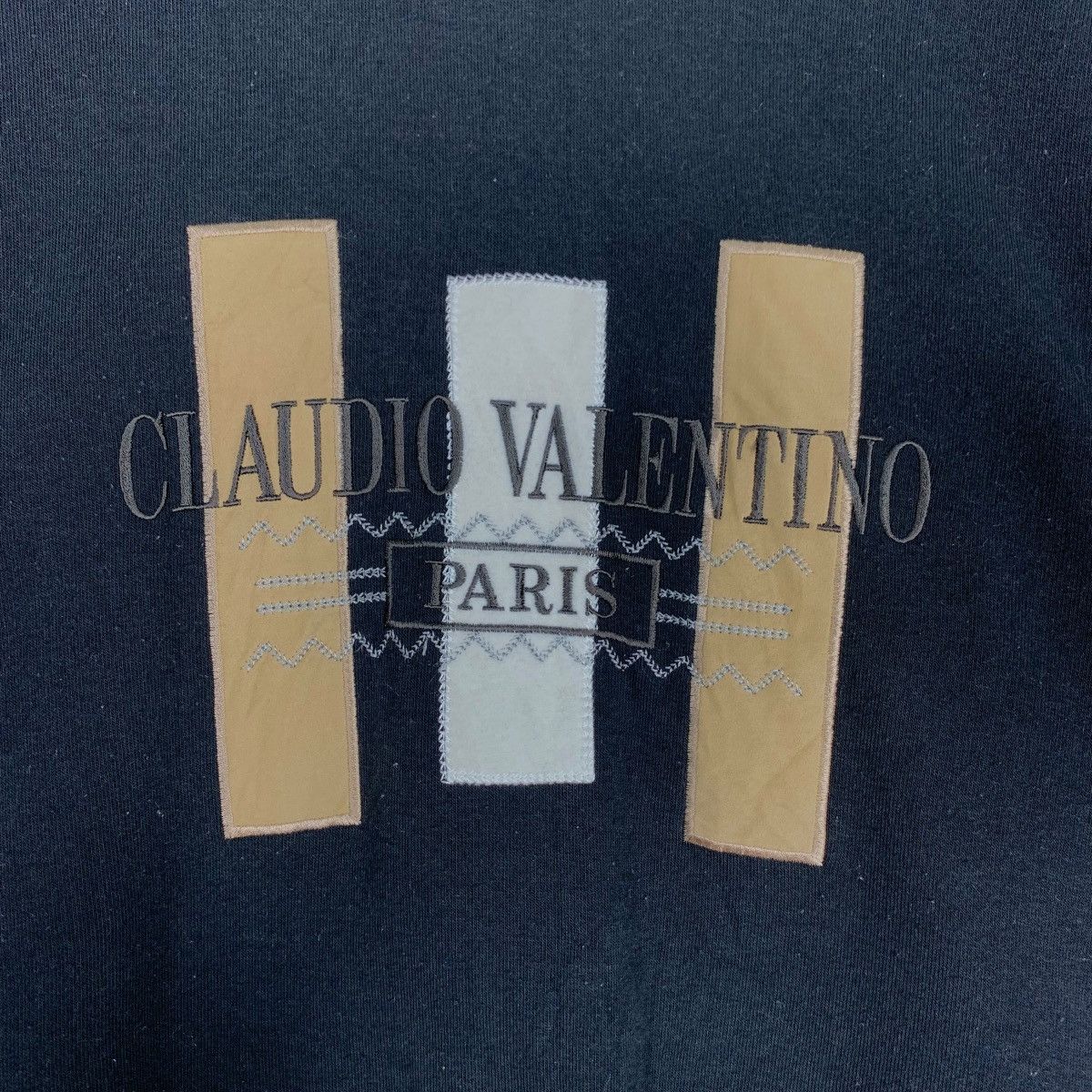 Gianni Valentino CLAUDIO VALENTINO PARIS Big Logo Sweatshirts #0763-C35 Size US M / EU 48-50 / 2 - 7 Thumbnail