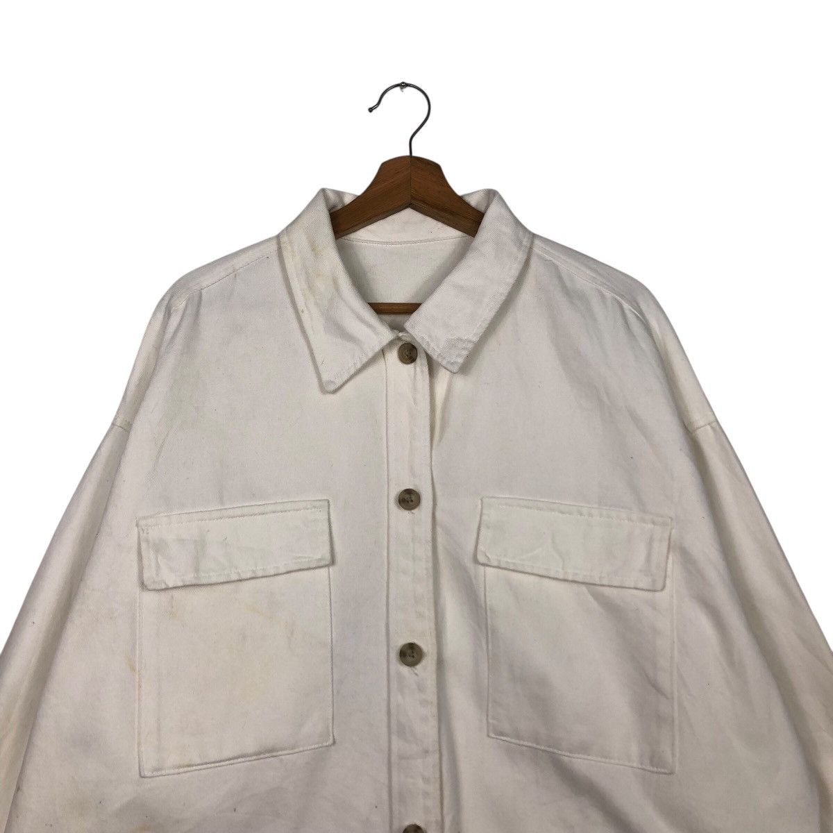 Japanese Brand 📌Vintage Cropped Trucker Biker Jacket Gu Japan Issey Miyake Size US XXL / EU 58 / 5 - 4 Thumbnail